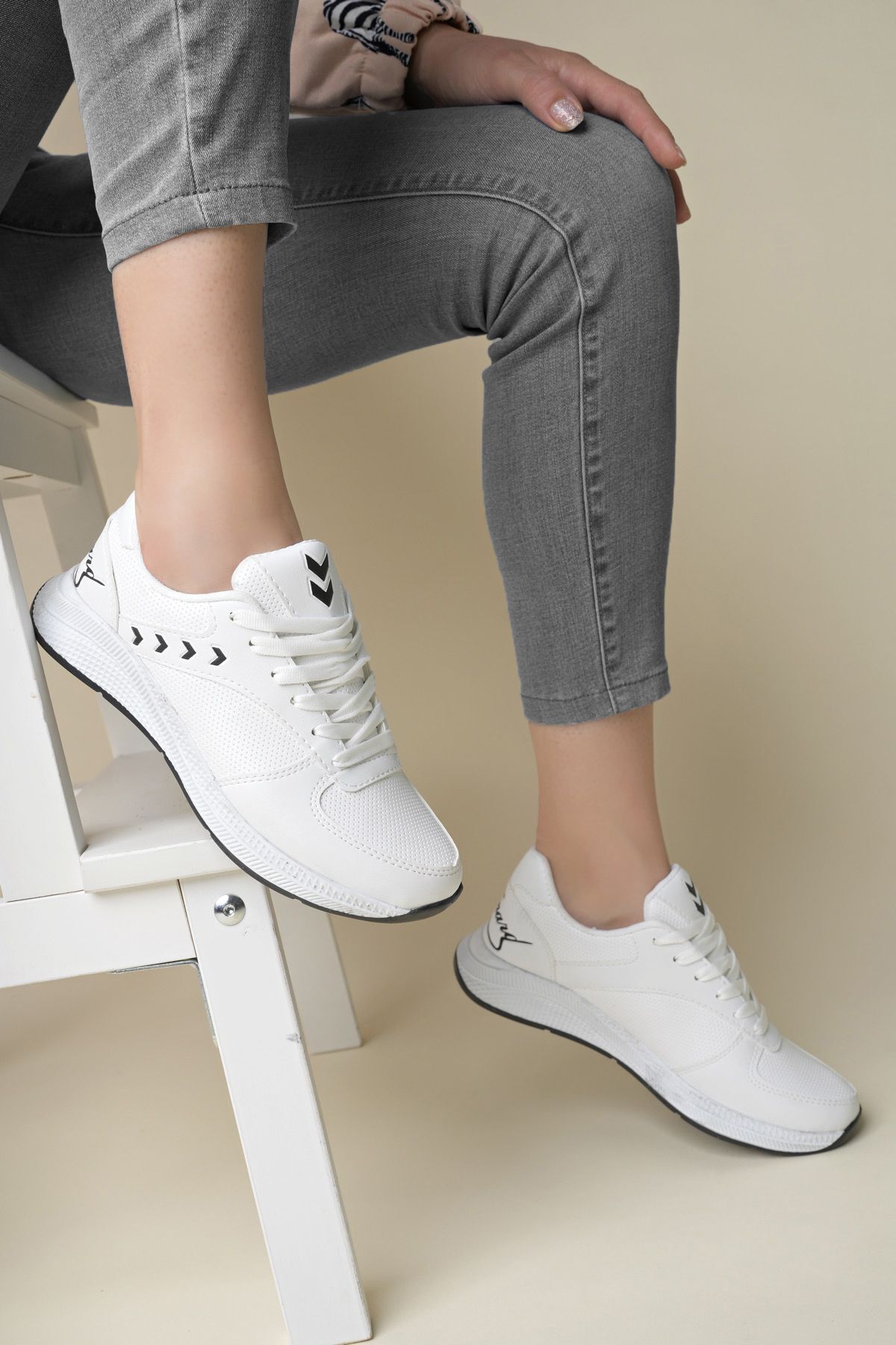 pasyone Beyaz Kadın Sneaker Günlük Ayakkabı