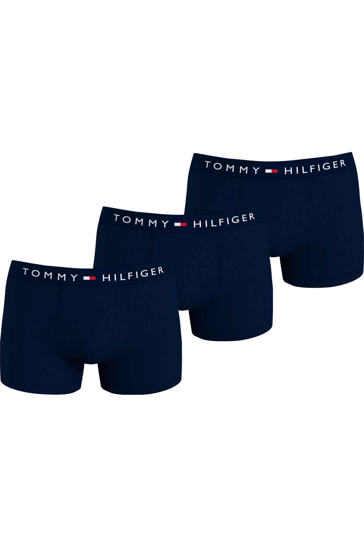 Tommy Hilfiger Erkek Marka Logolu Elastik Bantlı Günlük Kullanıma Uygun Lacivert Boxer Um0um03180-0sy