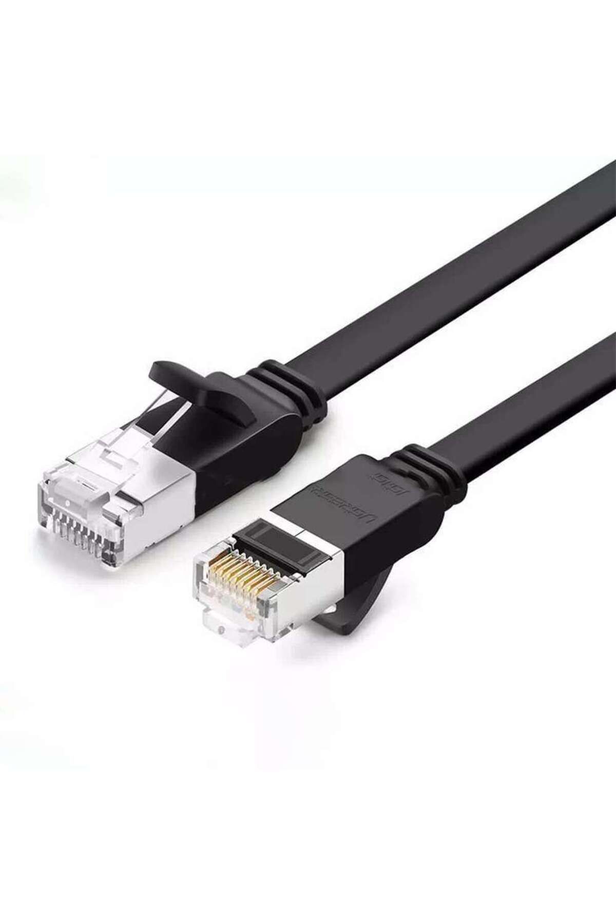 Ugreen Cat6 Flat Pure Metal Konnektör Utp Ethernet Kablosu 1 Metre