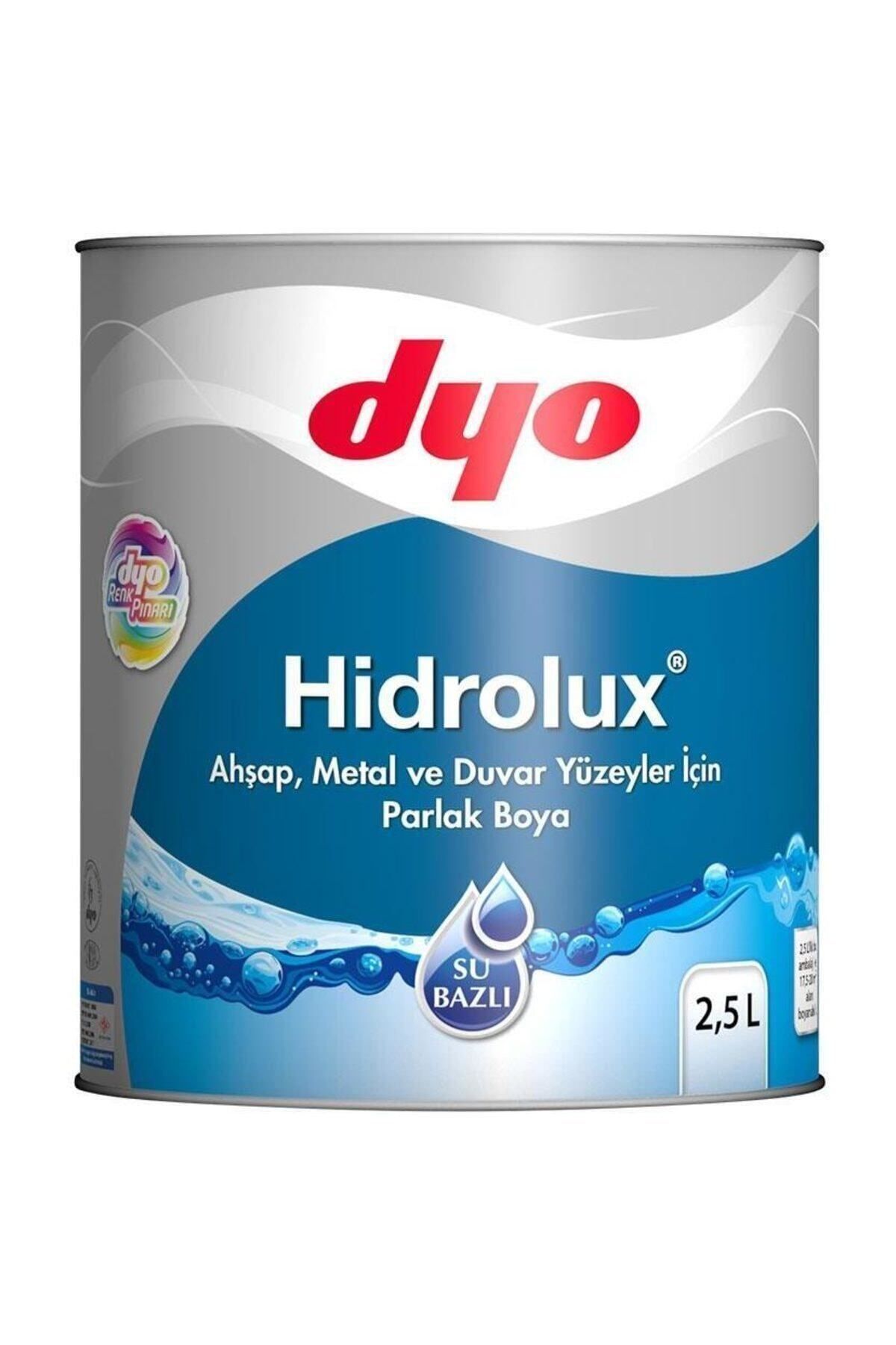 Dyo Hidrolüx 2,5 Litre Beyaz Su Bazlı Ahşap Metal Boyası
