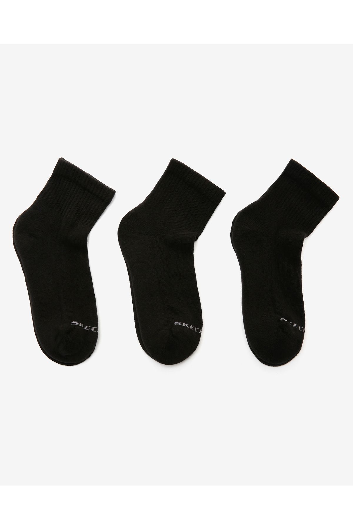 Skechers U Mid Cut Sock Unisex Siyah Çorap S192136-001