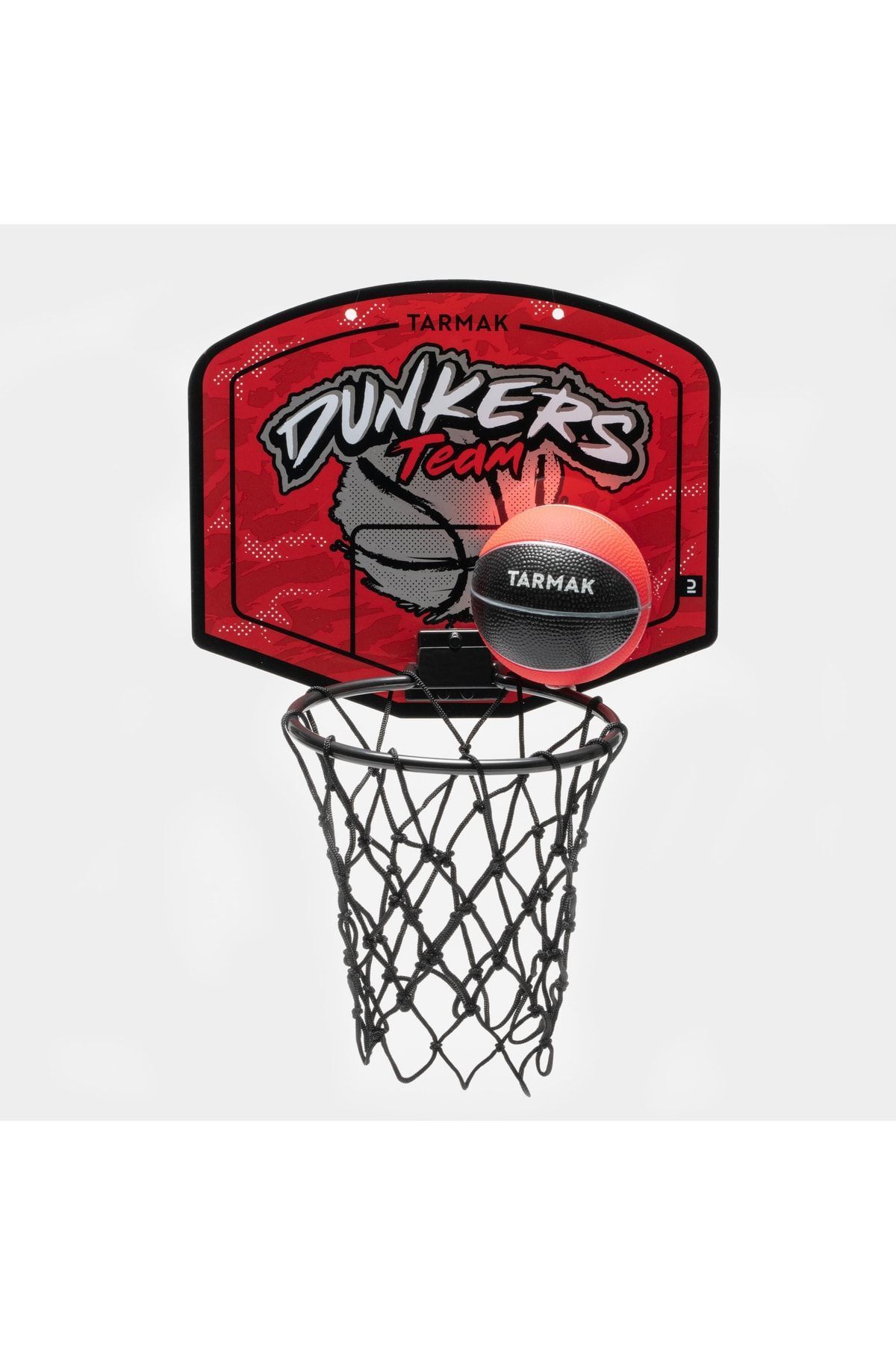 Decathlon Tarmak Çocuk / Yetişkin Mini Basketbol Potası - Kırmızı / Gümüş - Sk100 Dunkers