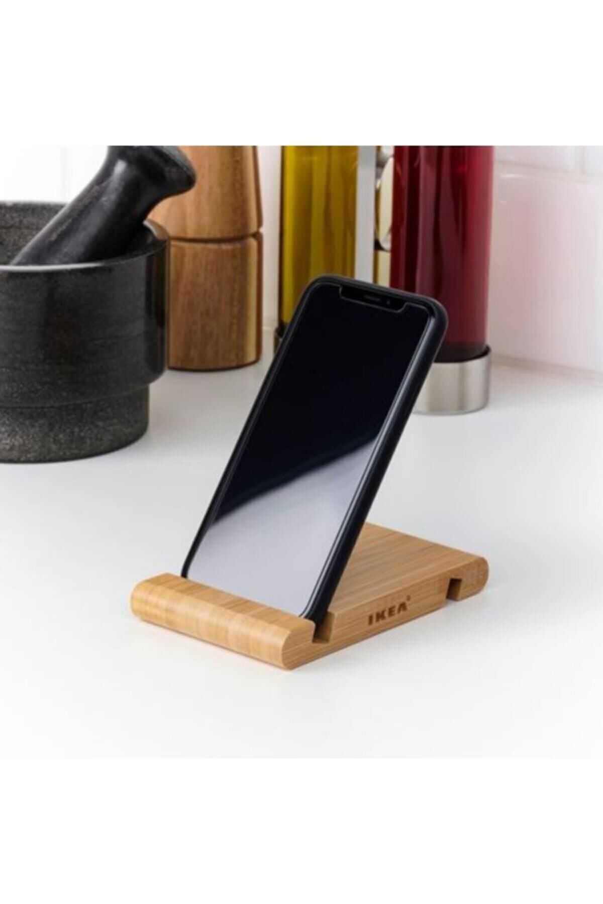 IKEA Bambu Ikea Bergenes Telefon Tablet Standı