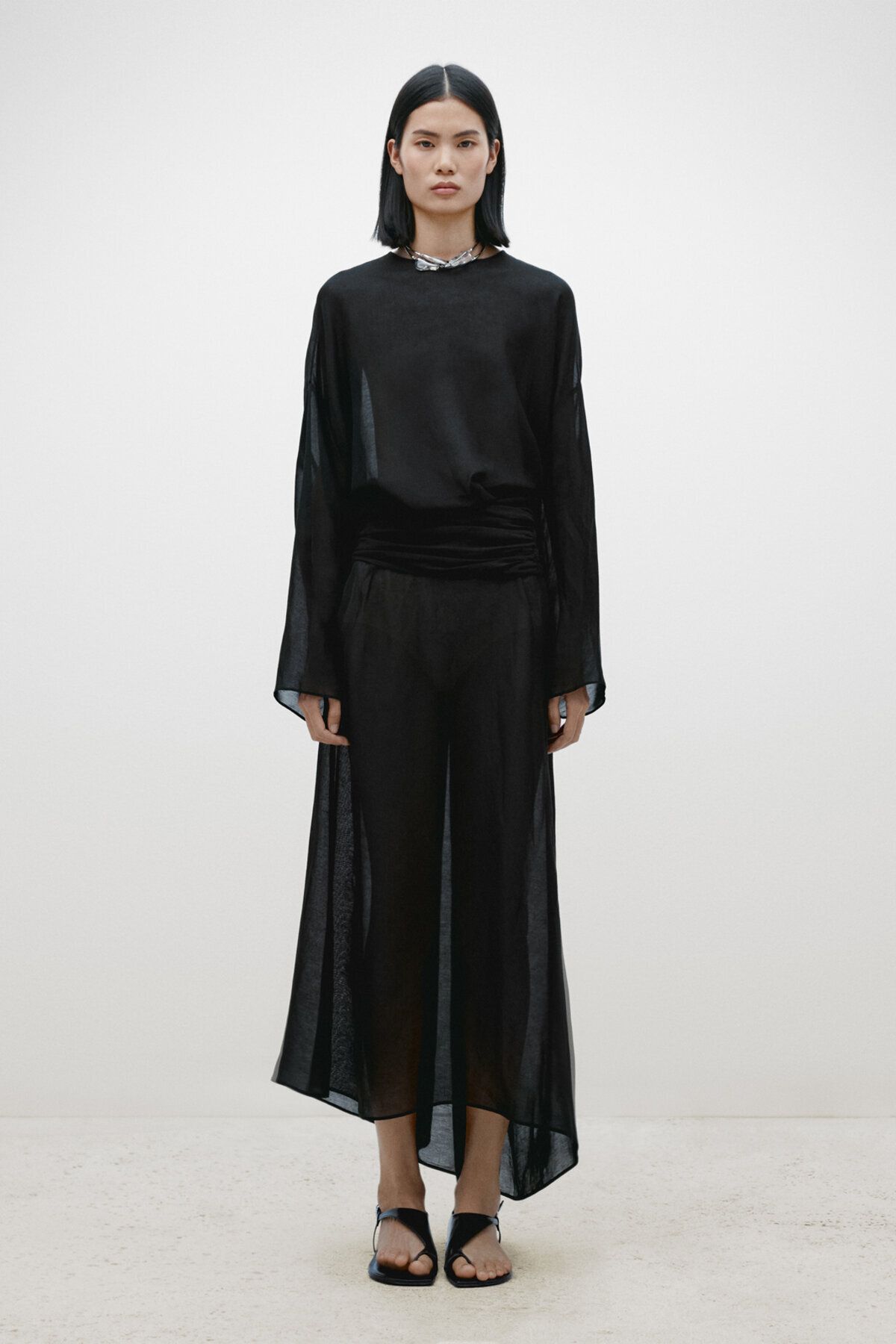 Massimo Dutti LIMITED EDITION - Kuşak kemer detaylı elbise
