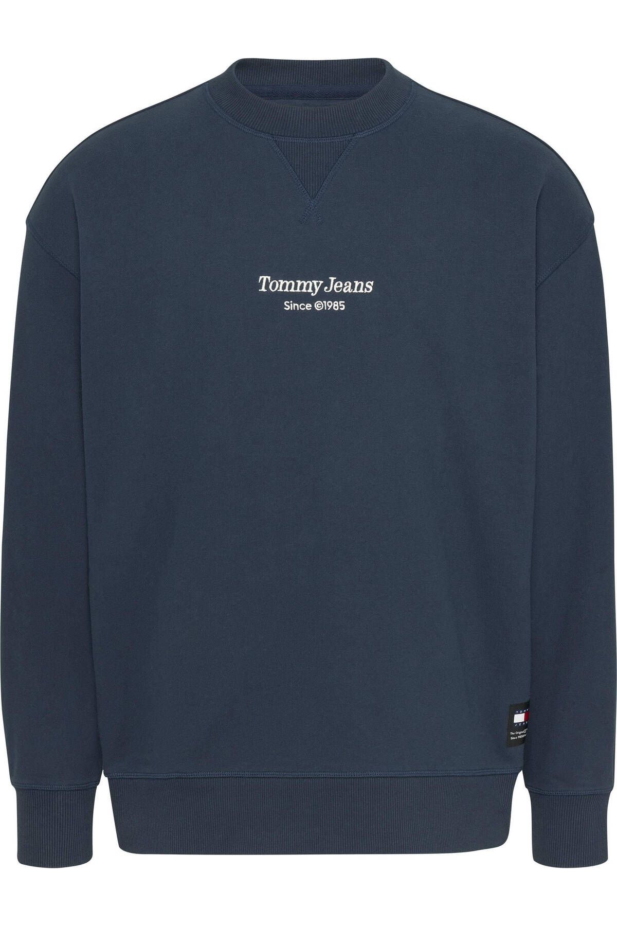 Tommy Hilfiger TOMMY JEANS ERKEK RELAXED FİT ESSENTIAL GRAPHIC 2 YUVARLAK YAKA