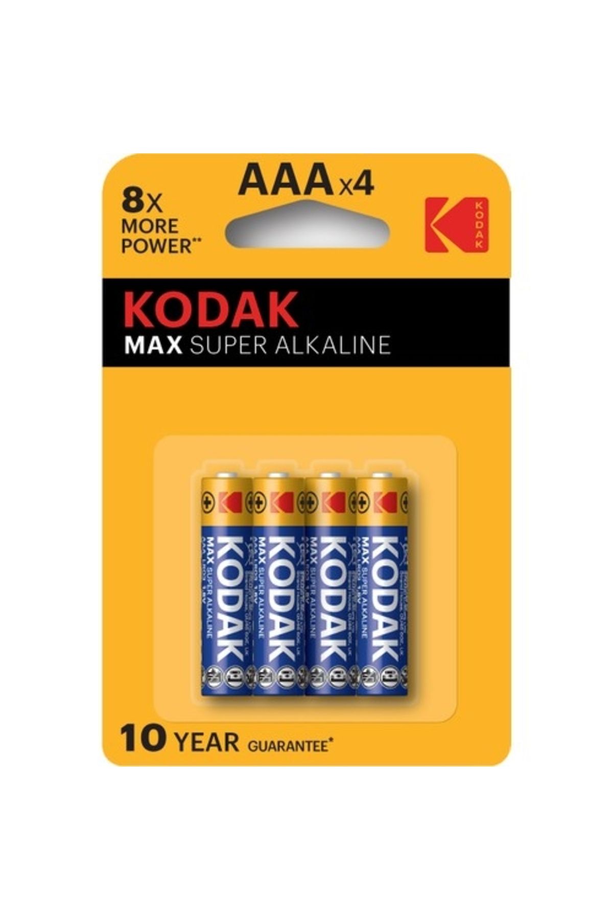 Kodak Max 4 Adet Alkalin Ince Pil-aaa