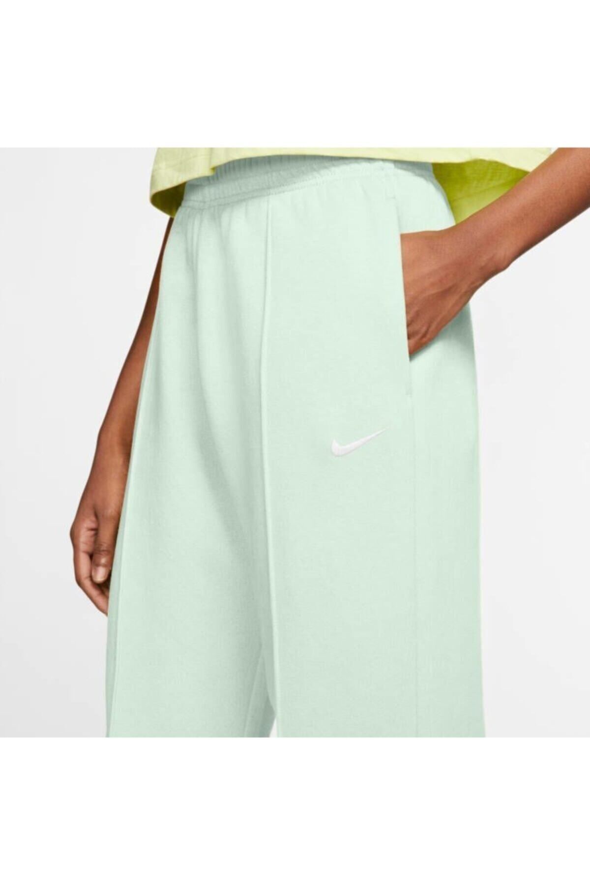 Nike Sportswear Essential Fleece Mid-rise Loose Fıt Kadın Eşofman Altı Bv4089-394-394