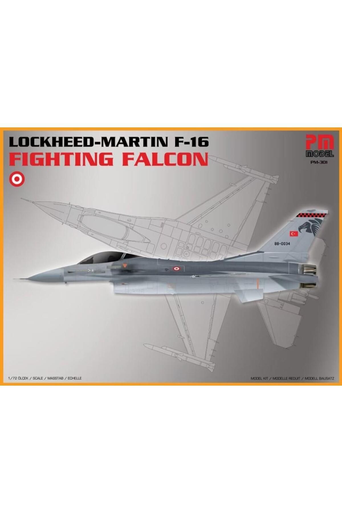 PM Lockheed Martin F-16 Fighting Falcon Model Demonte Plastik Uçak Maket Kiti