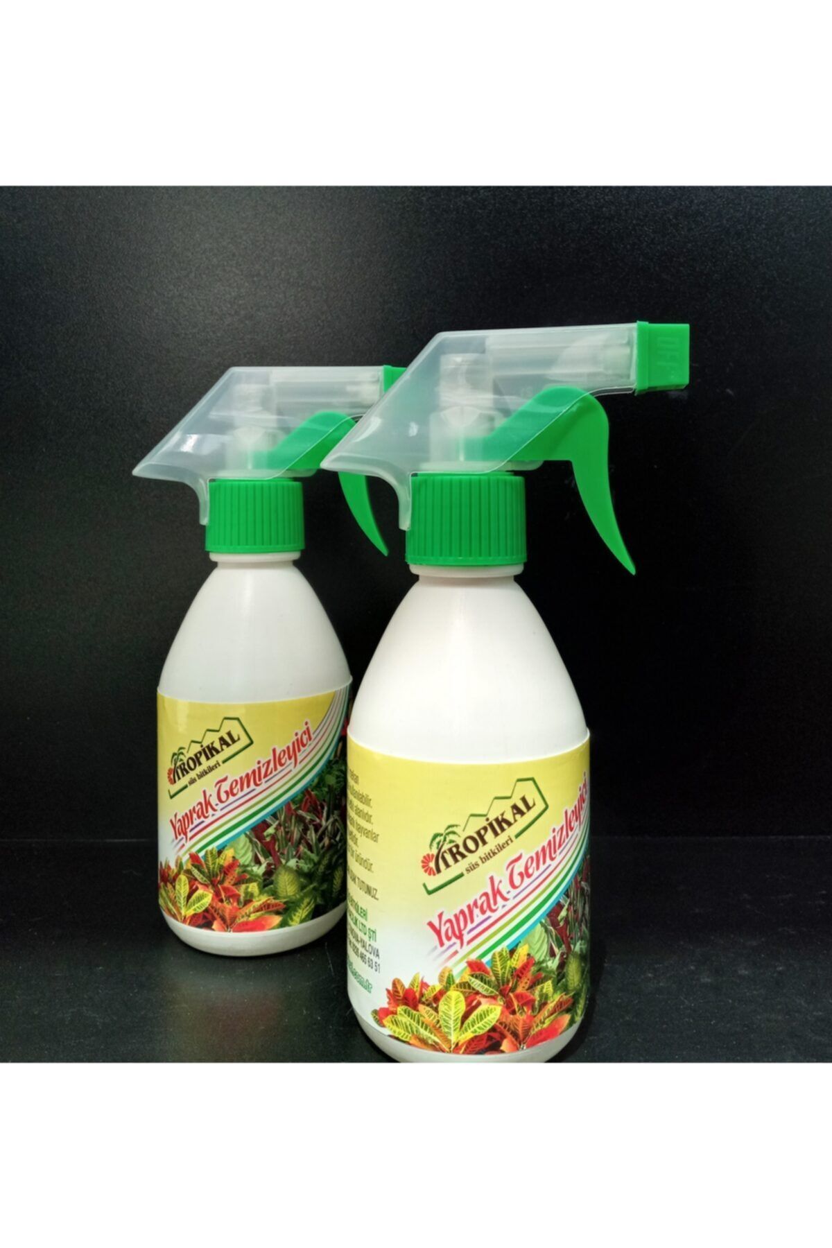 TROPİKAL Yaprak Temizleyici 2 Adet 250 ml Kokusuz Temizleyici Böceklere Karşı Etkili Yaprak Temizleyici