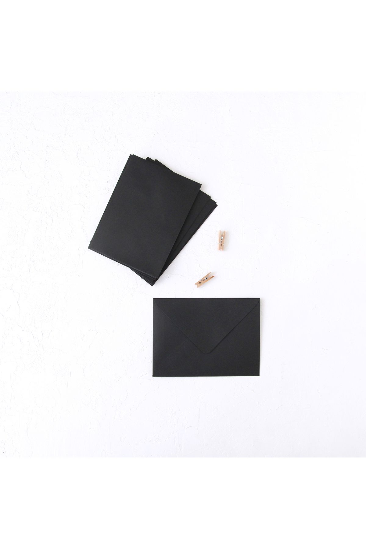 Bimotif Siyah Standart Zarf, 13x18 Cm 10 Adet