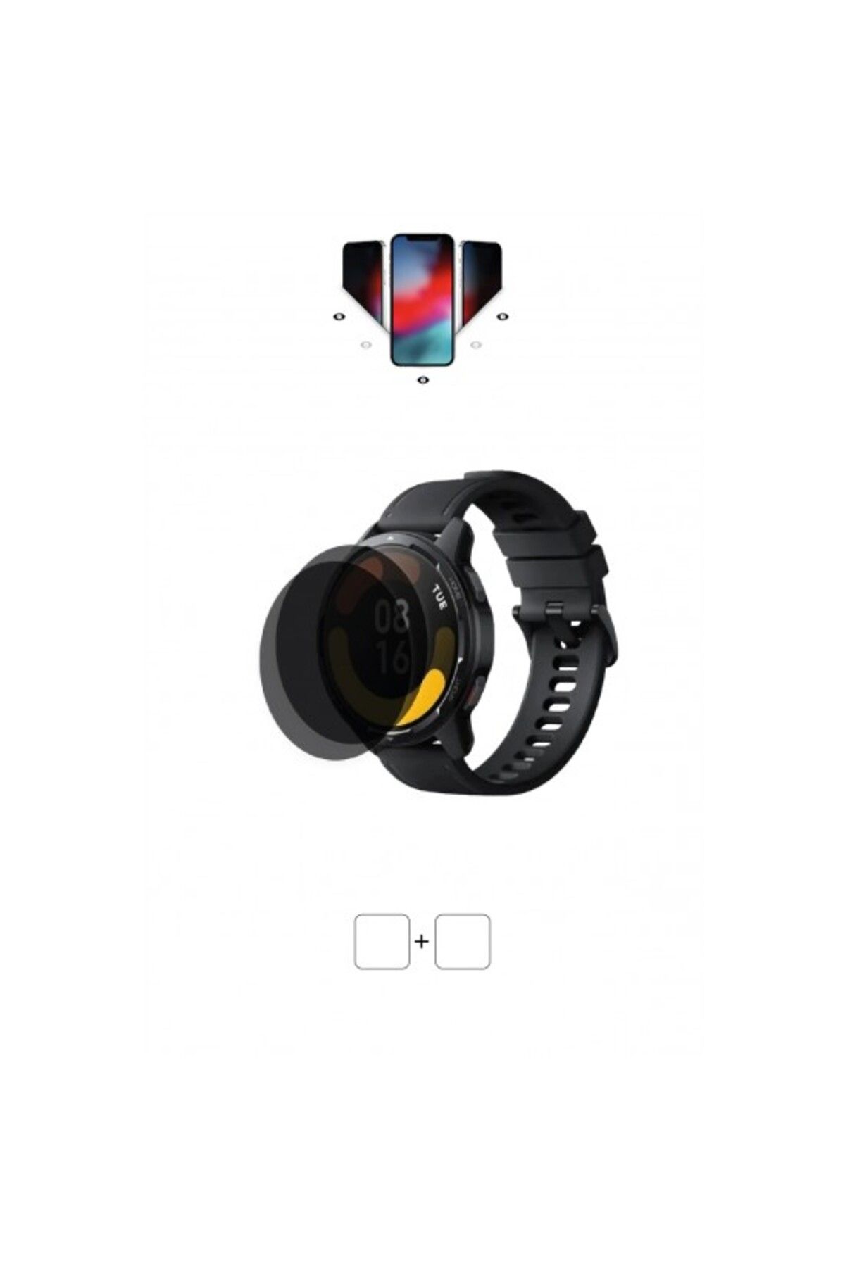 Wrapsol Xiaomi Watch S1 Active Akılı Saat Mat Hayalet Ekran Koruyucu