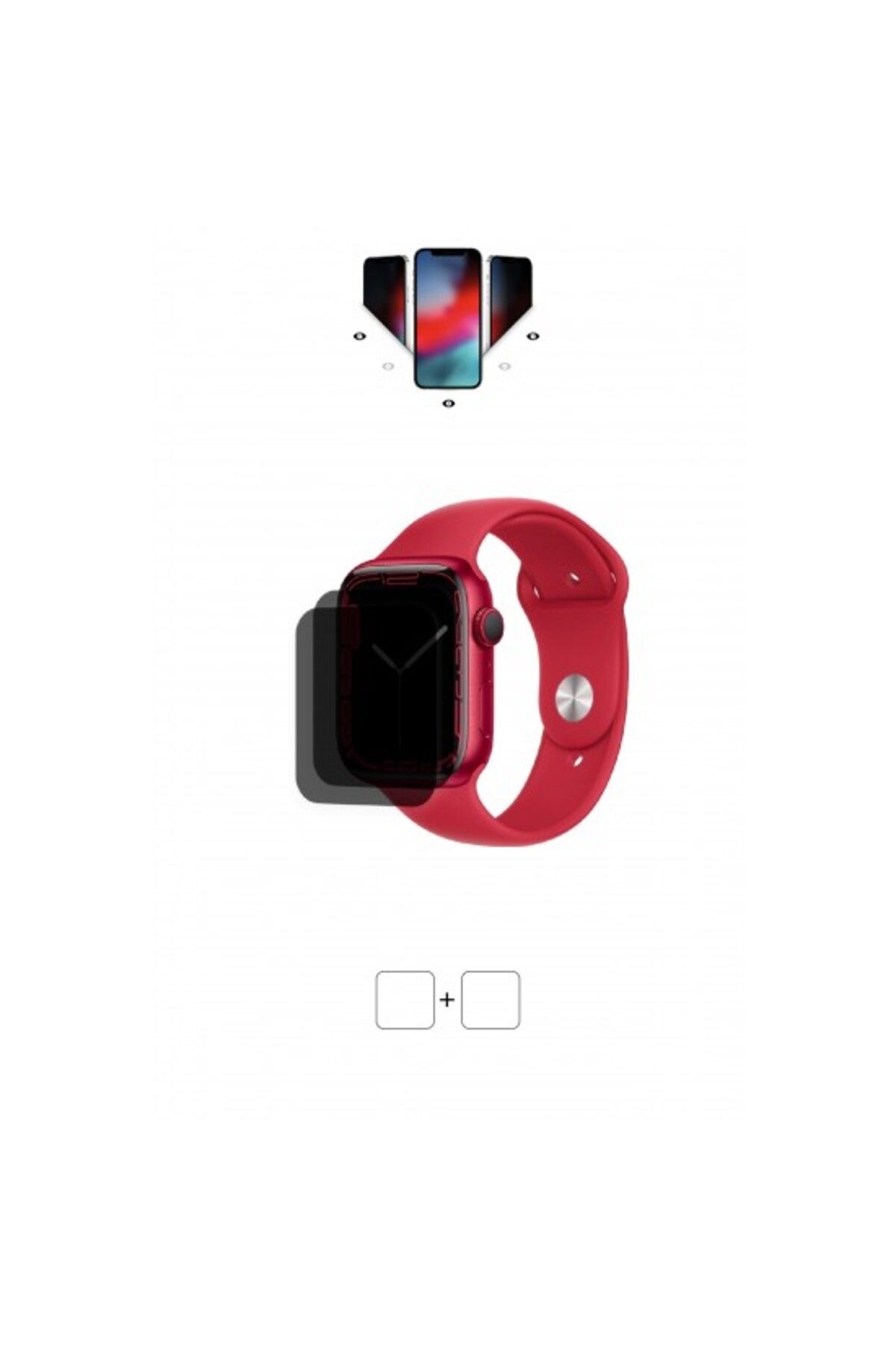 Wrapsol Apple Watch Series 7 45 mm Akılı Saat Mat Hayalet Ekran Koruyucu