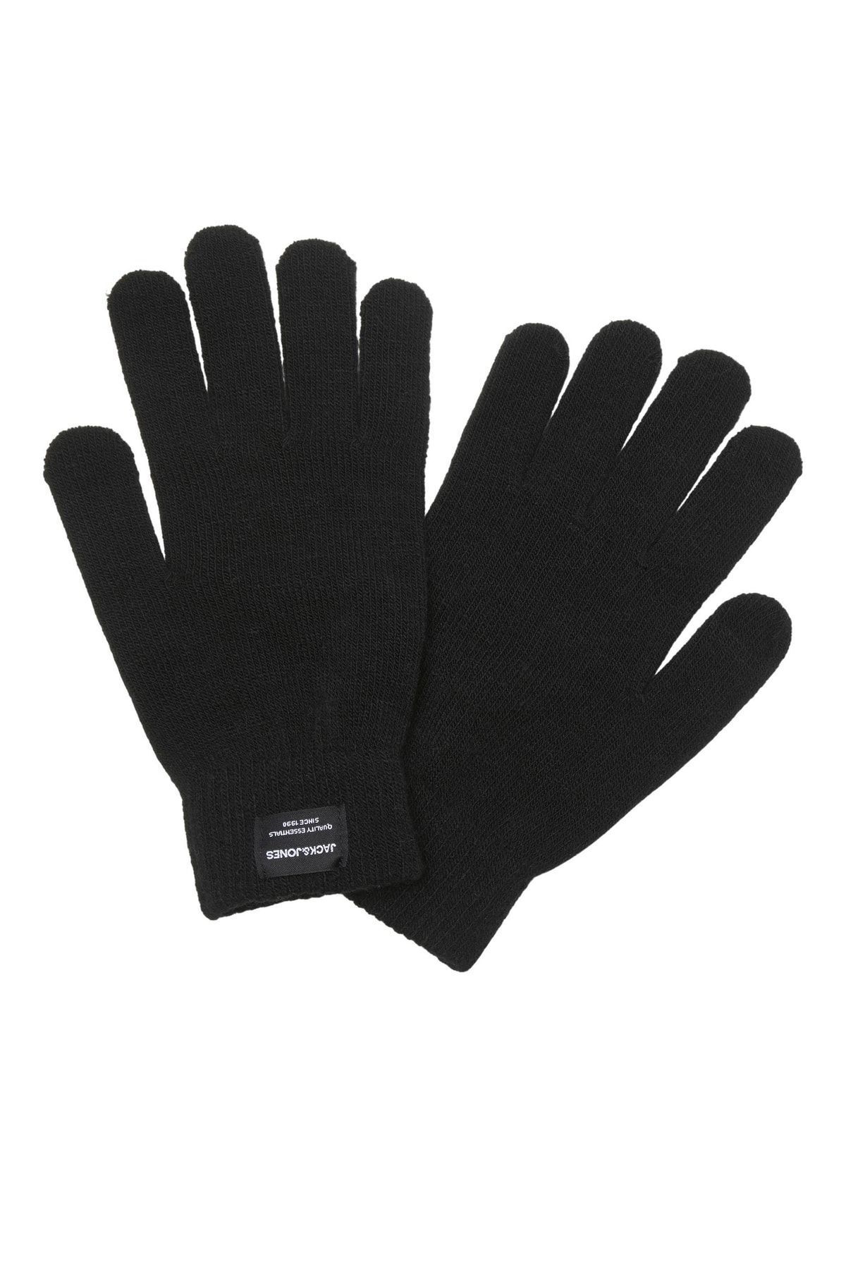 Jack & Jones Henry Knit Gloves Erkek Siyah Eldiven 12158446-02