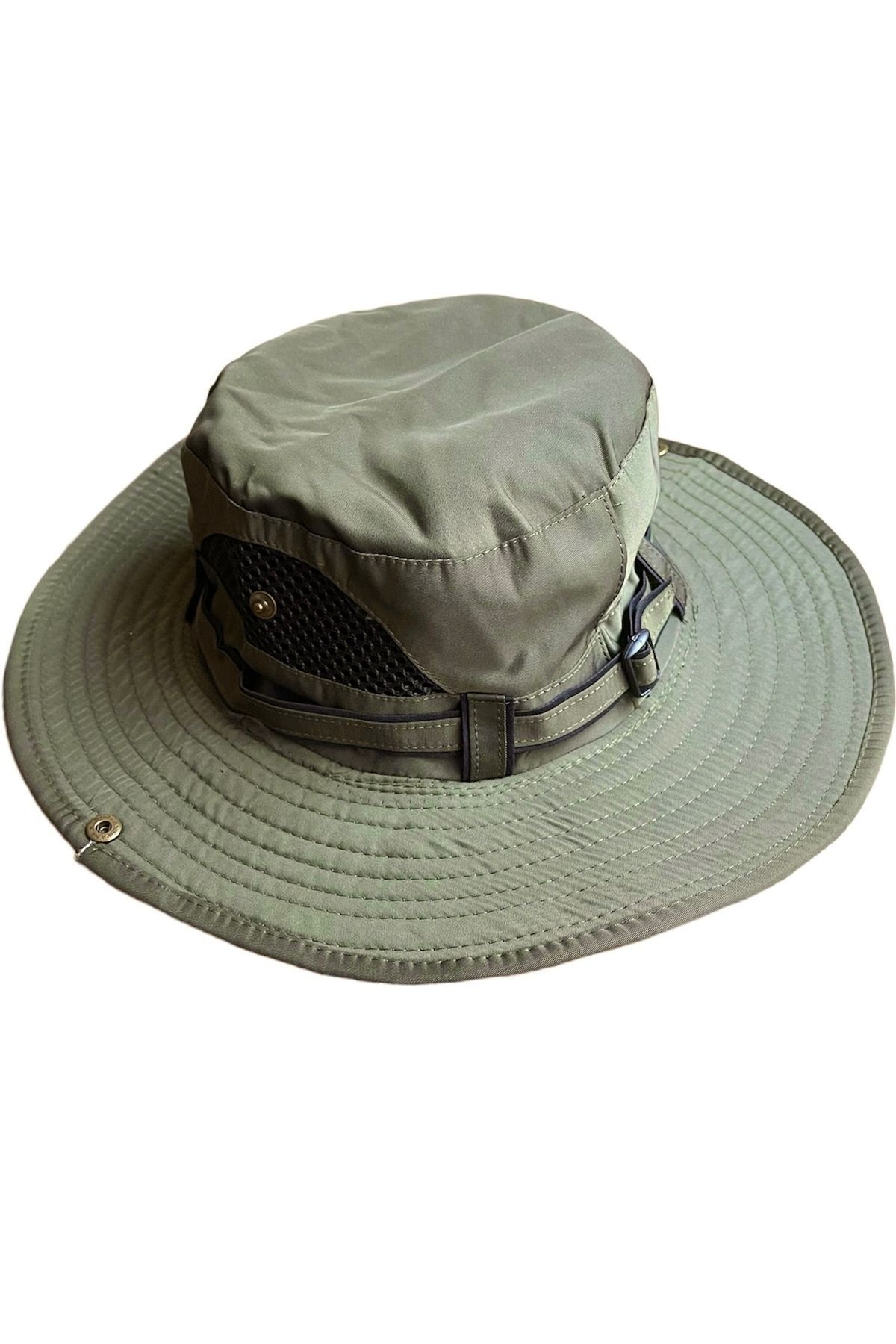 Rupen Kraft Tam Profesyonel Yazlık Safari Fötr Fileli Kovboy Şapkası