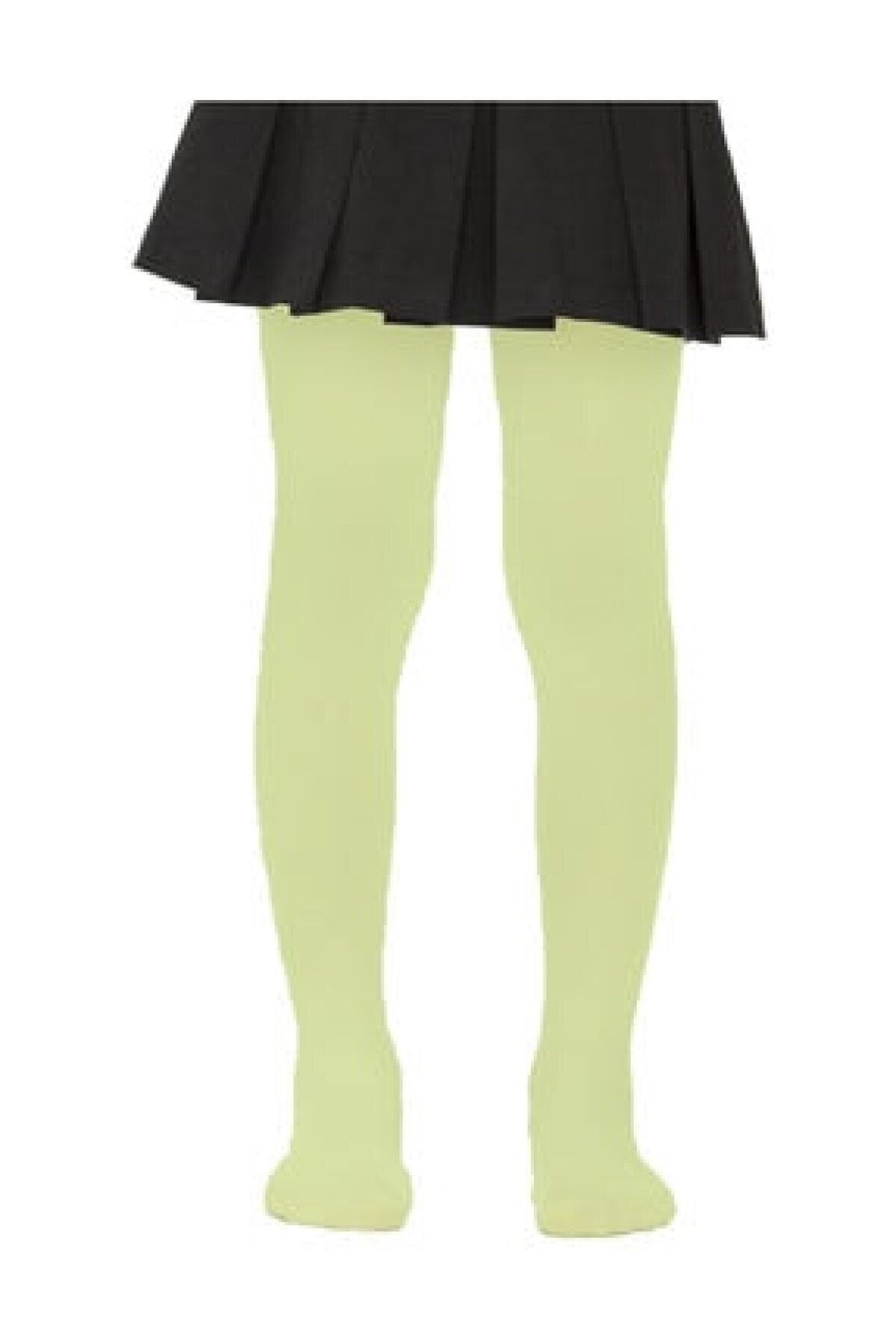 Penti Kız Çocuk Fıstık Yeşili Mikro 40 Mus Külotlu Çorap