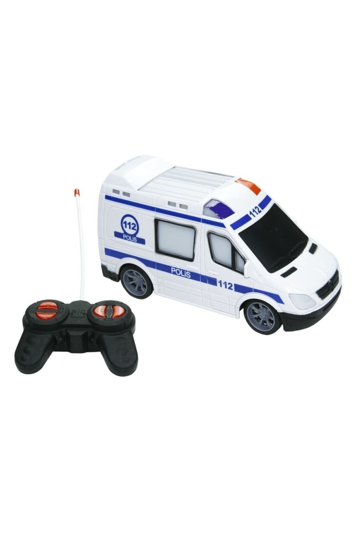 Hepsilazım Oyuncak Uz.Kumandalı Araba Ful Fonksiyon Sprinter Ambulans, Polis, itfaiye Jandarma Araçları 20Cm