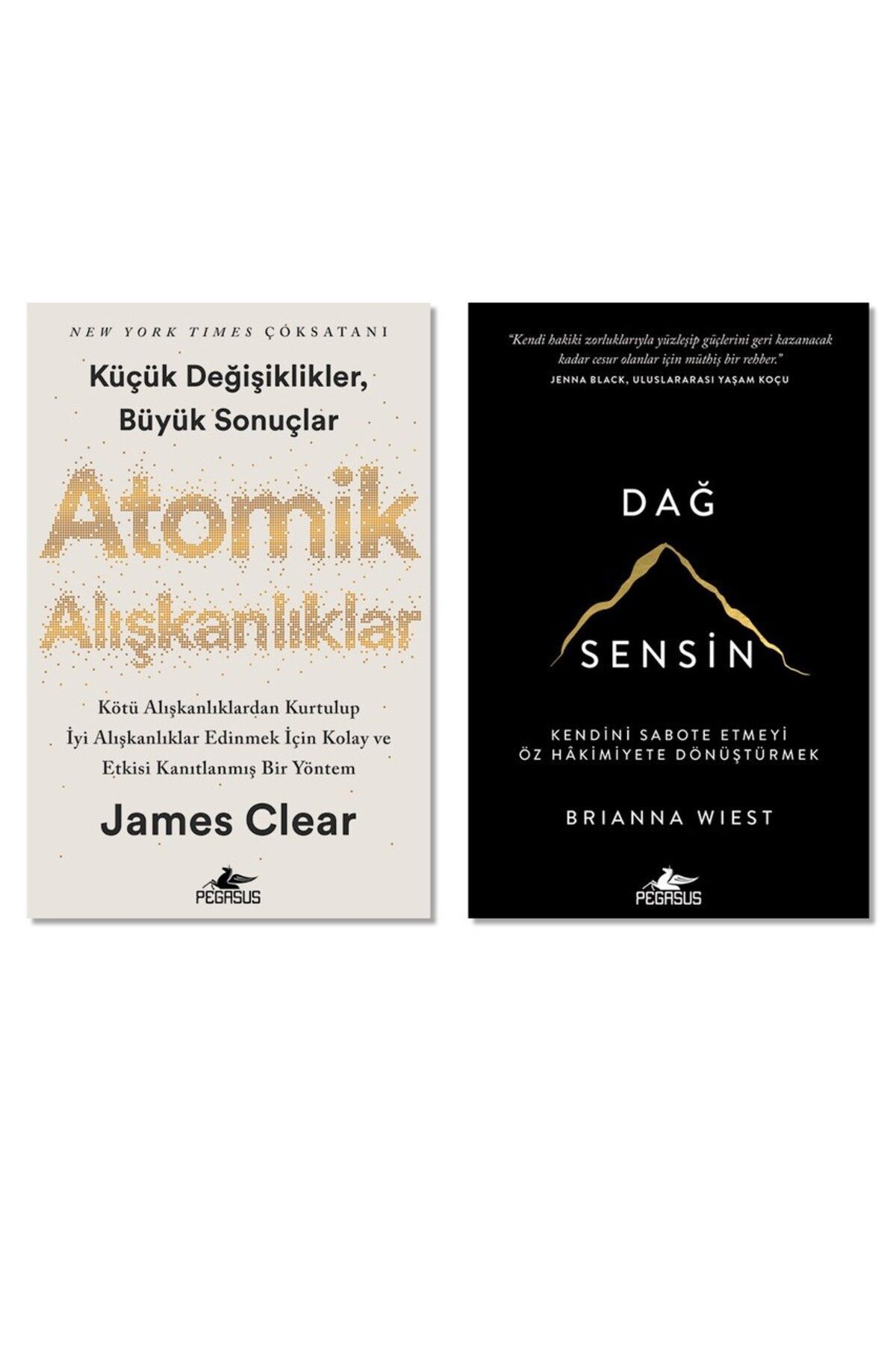Pegasus Yayınları Atomik Alışkanlıklar – Dağ Sensin 2 Kitap Set James Clear Brianna Wiest