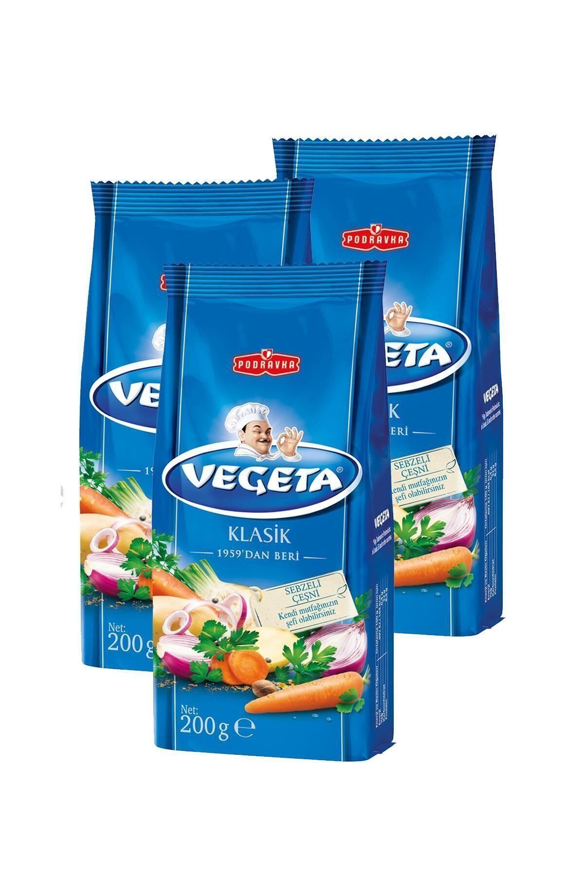 Vegeta Klasik Çeşni 200 gr 3 Adet