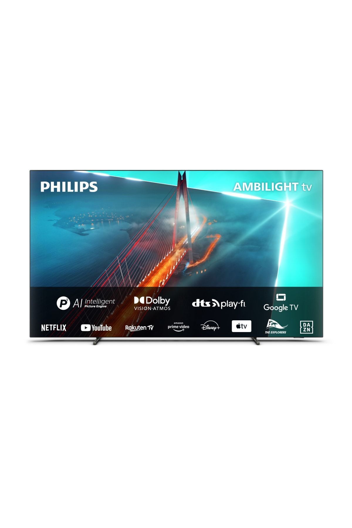 Philips 65OLED708 65" 165 Ekran Uydu Alıcılı 4K Ultra HD Smart Ambilight LED TV