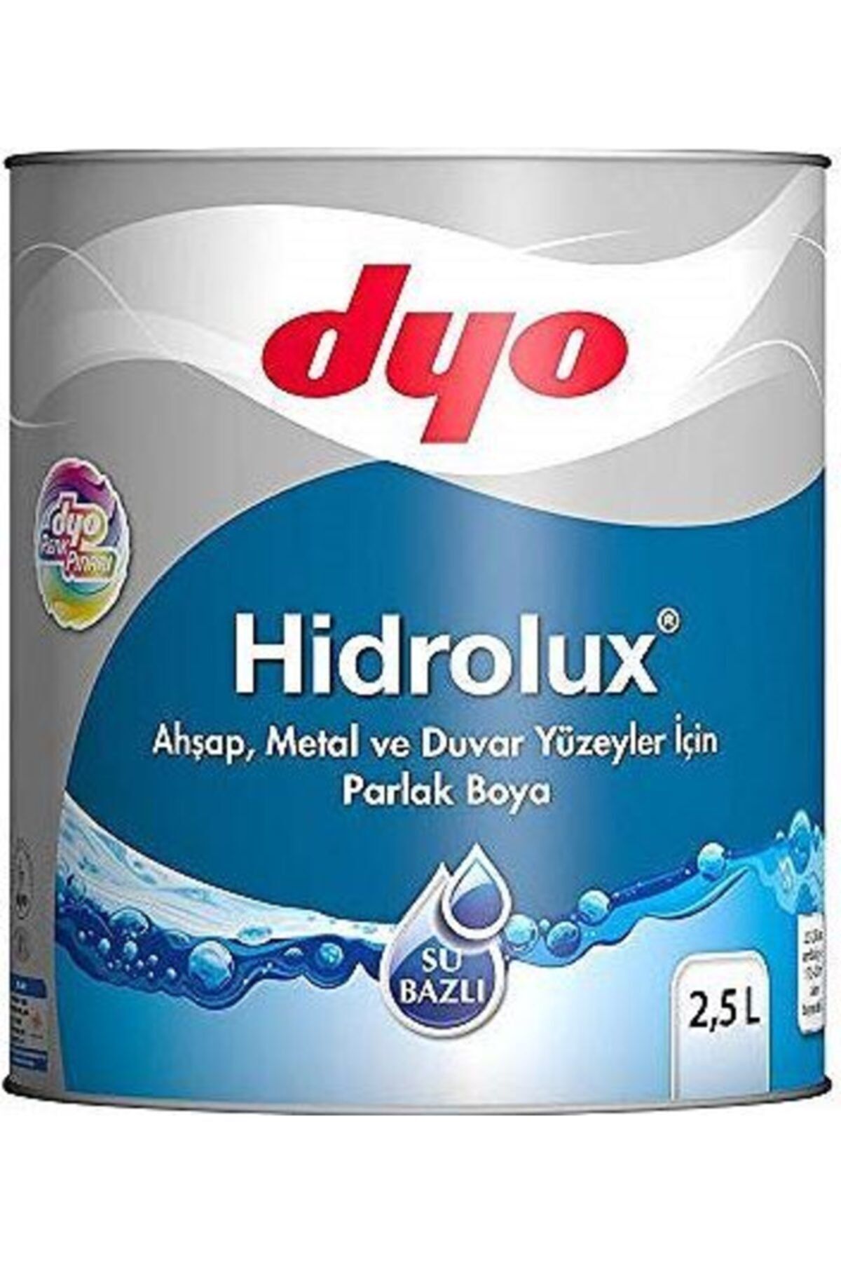 Dyo Hidrolux Su Bazlı Parlak Ahşap Ve Metal Boyası 2,5 Lt (3 Kg) Beyaz