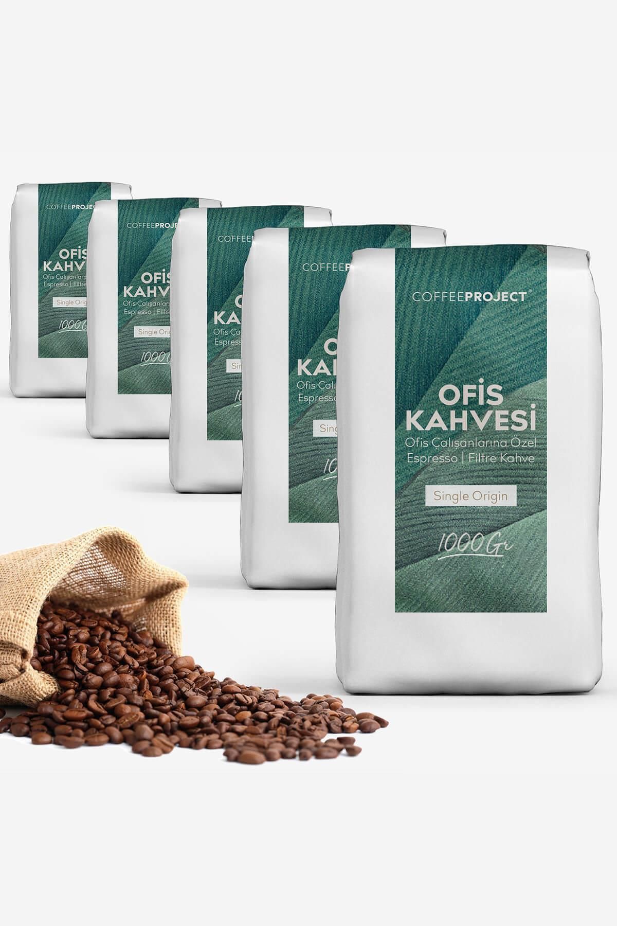 Coffee Project 5 Kg Ofis Kahvesi Filtre / Espresso Için Uygun
