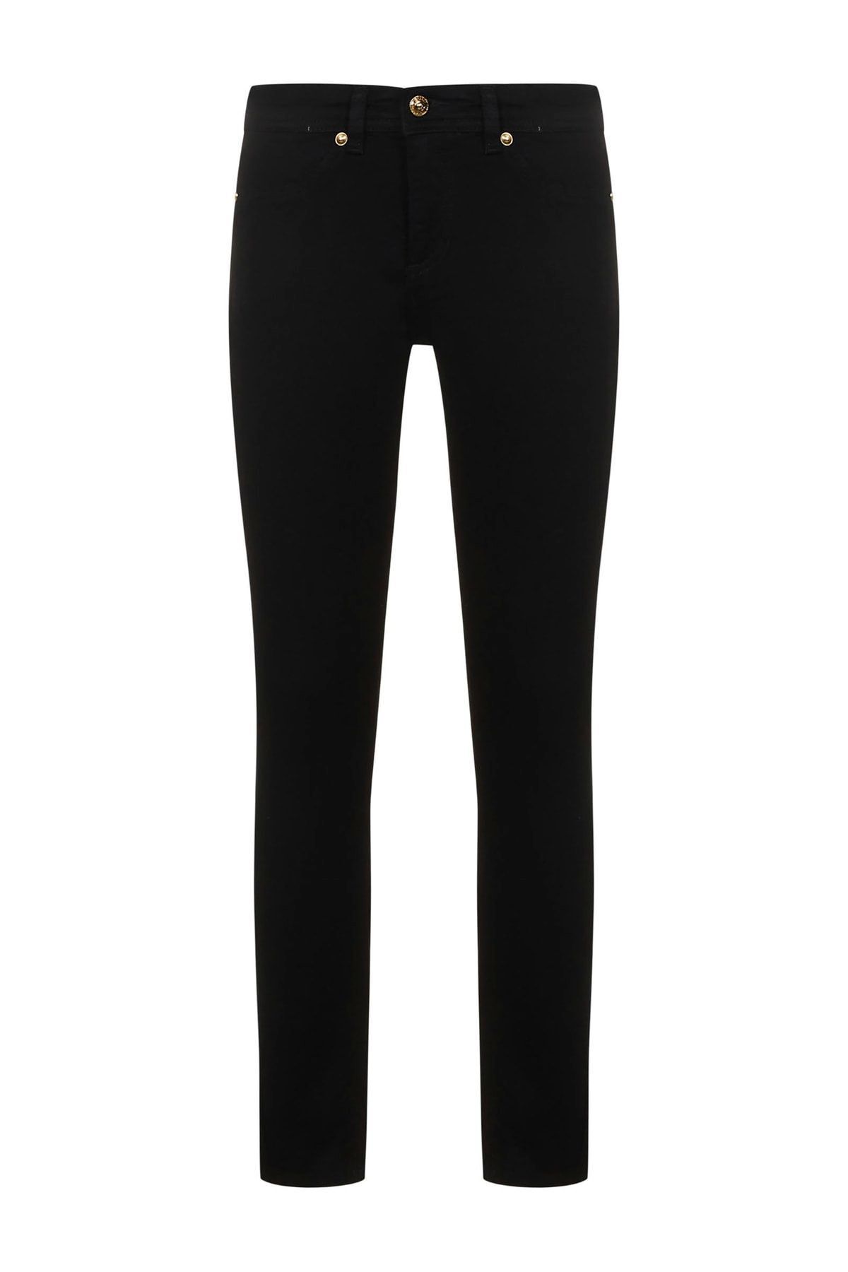 Versace Kadın Yüksek Bel Slim Rahat Siyah Pantolon 73hab5j2 Cdw00-909