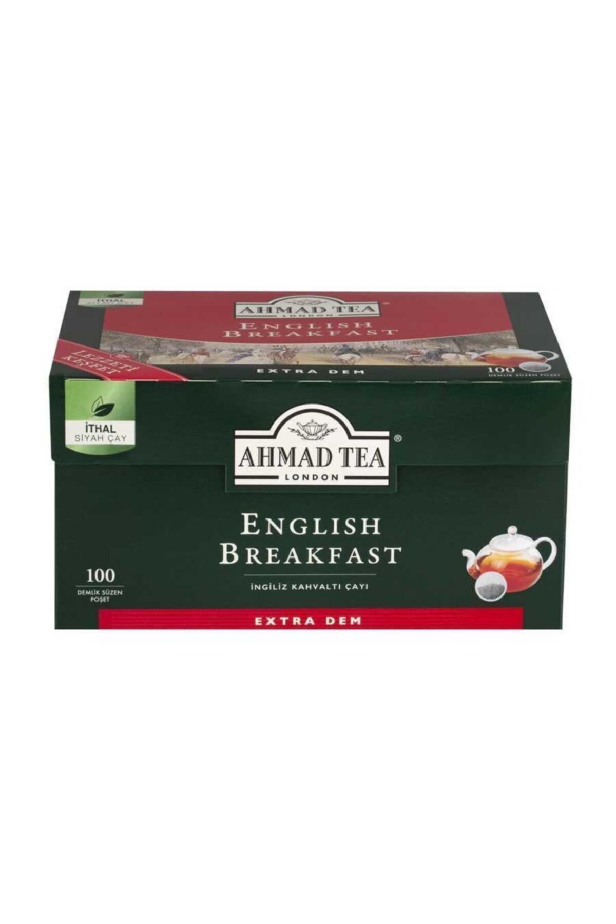 Ahmad Tea London English Breakfast Demlik Poşet Çay 100lü