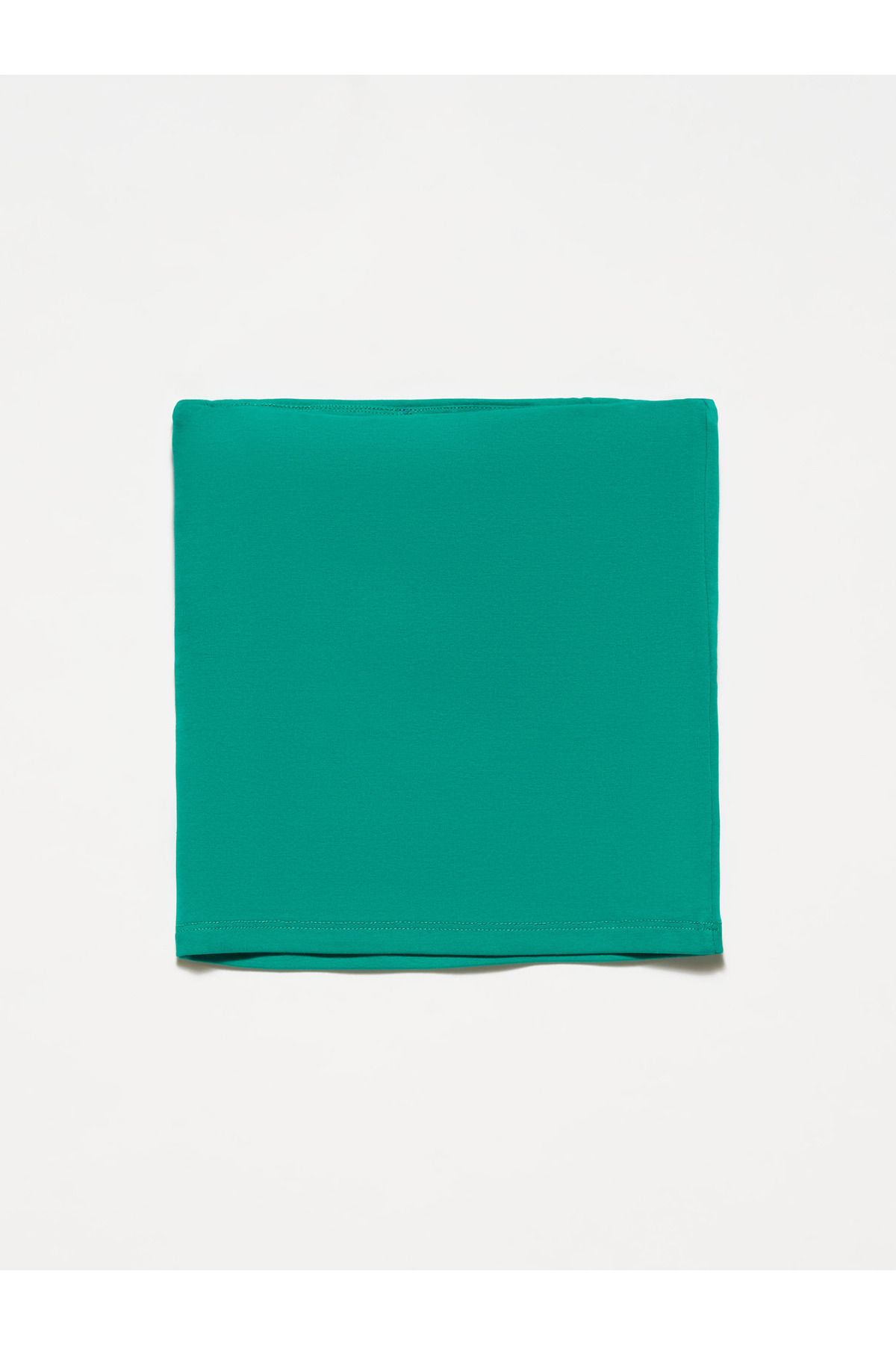 Dilvin 20659 Straplez Bluz-yeşil