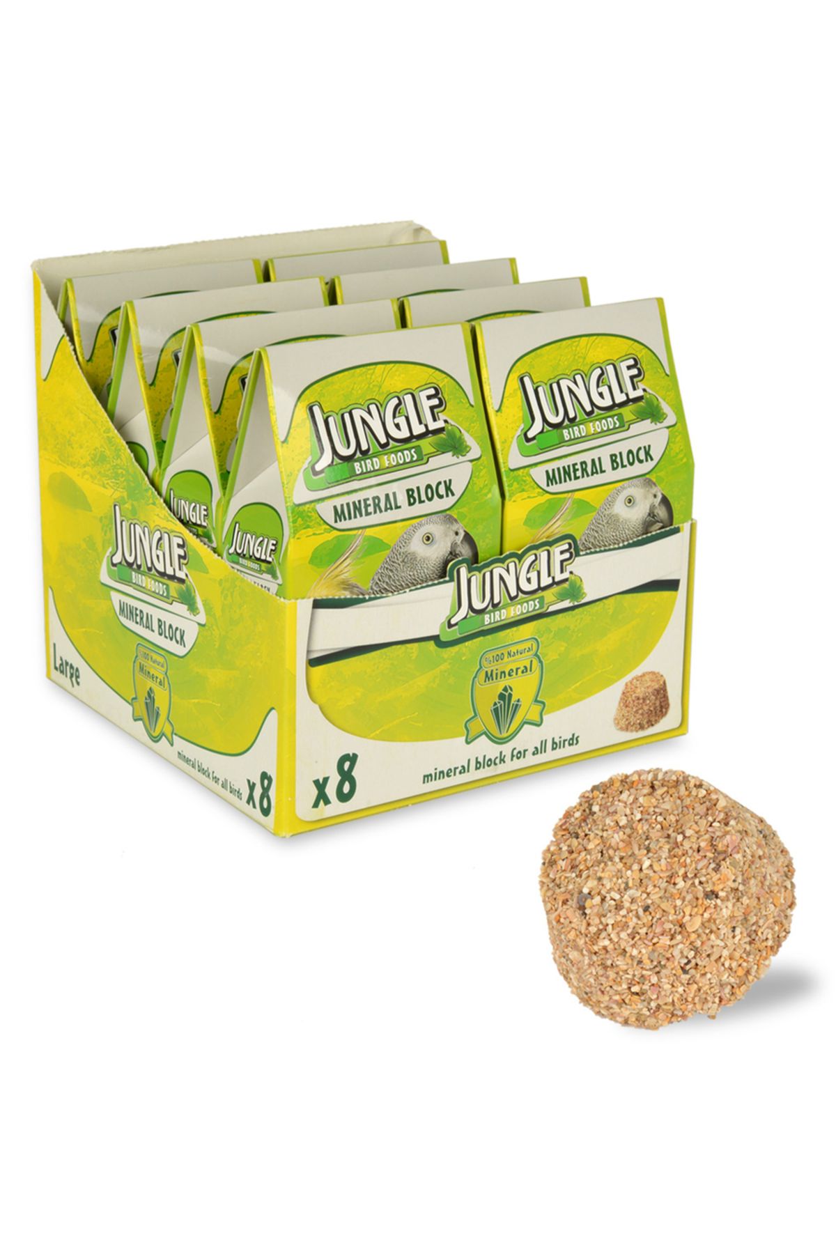 Jungle Mineral Blok Büyük 8'li Paket.