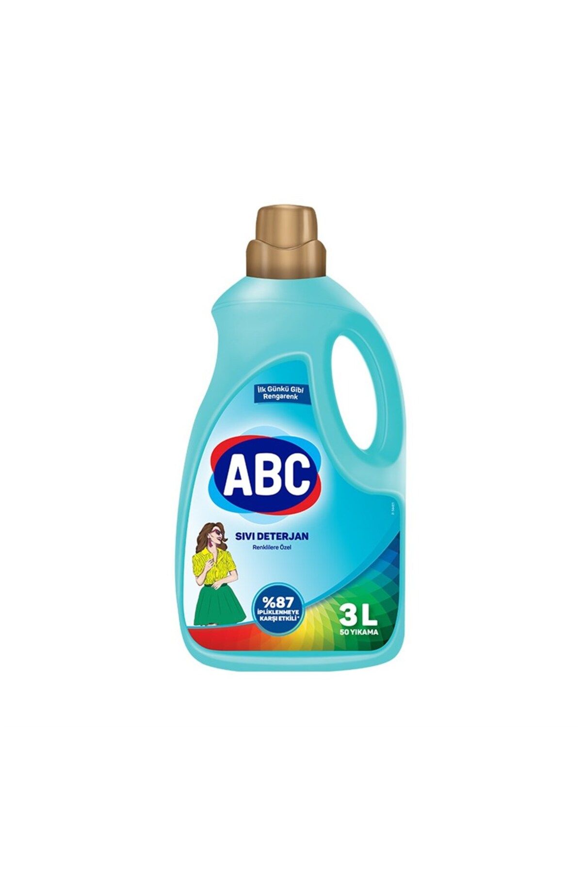ABC Sıvı Çamaşır Deterjanı Renkliler 3 lt
