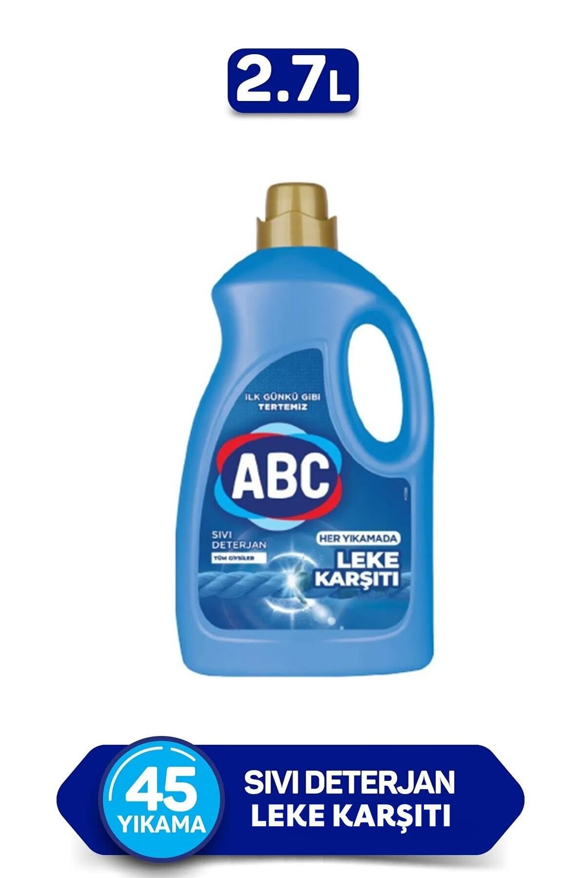 ABC Leke Karsıtı Sıvı Çamaşır Deterjan 2,7 Lt