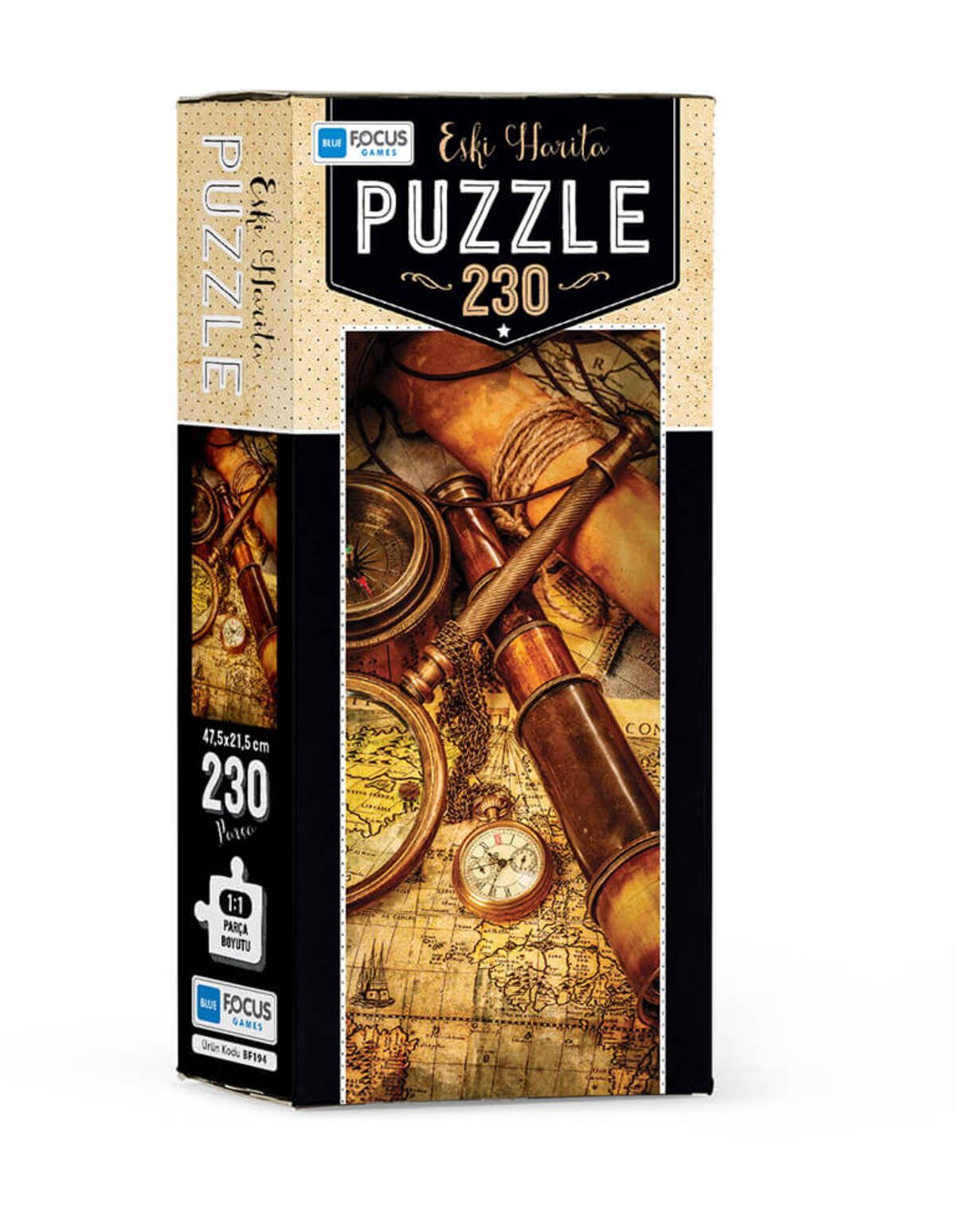 Blue Focus 230 Parça Puzzle - Eski Harita