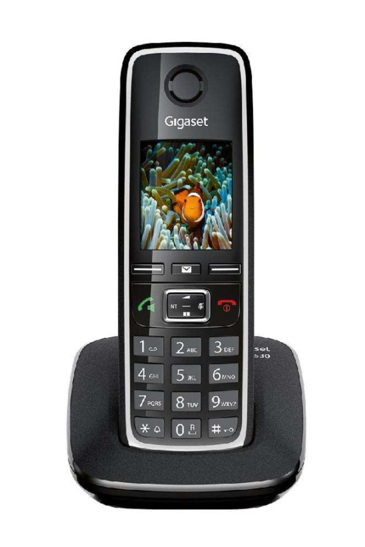 Gigaset C530 Ip Siyah Telsiz Telefon Işıklı Ekran 200 Rehber