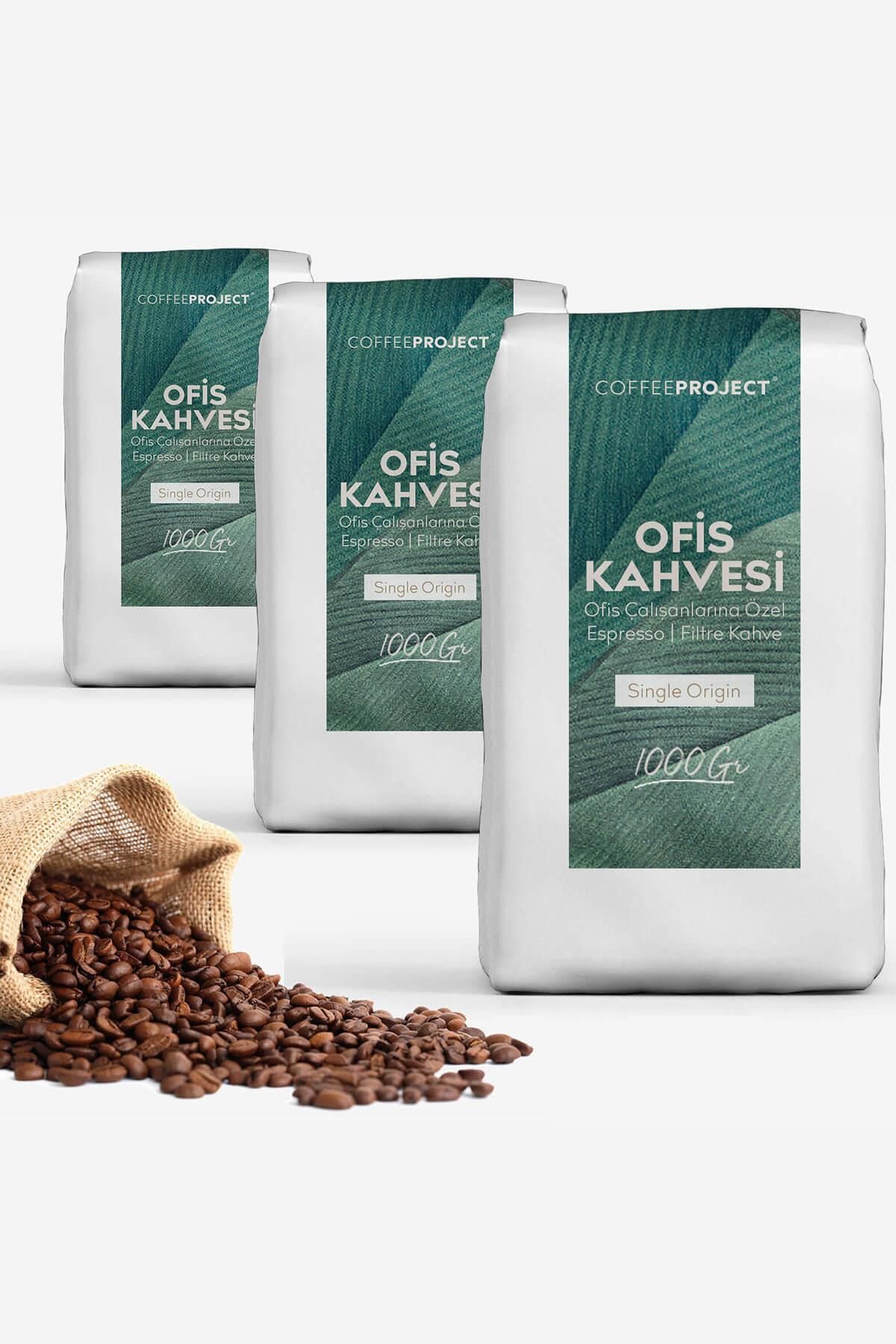 Coffee Project 3 Kg Ofis Kahvesi Filtre / Espresso Için Uygun