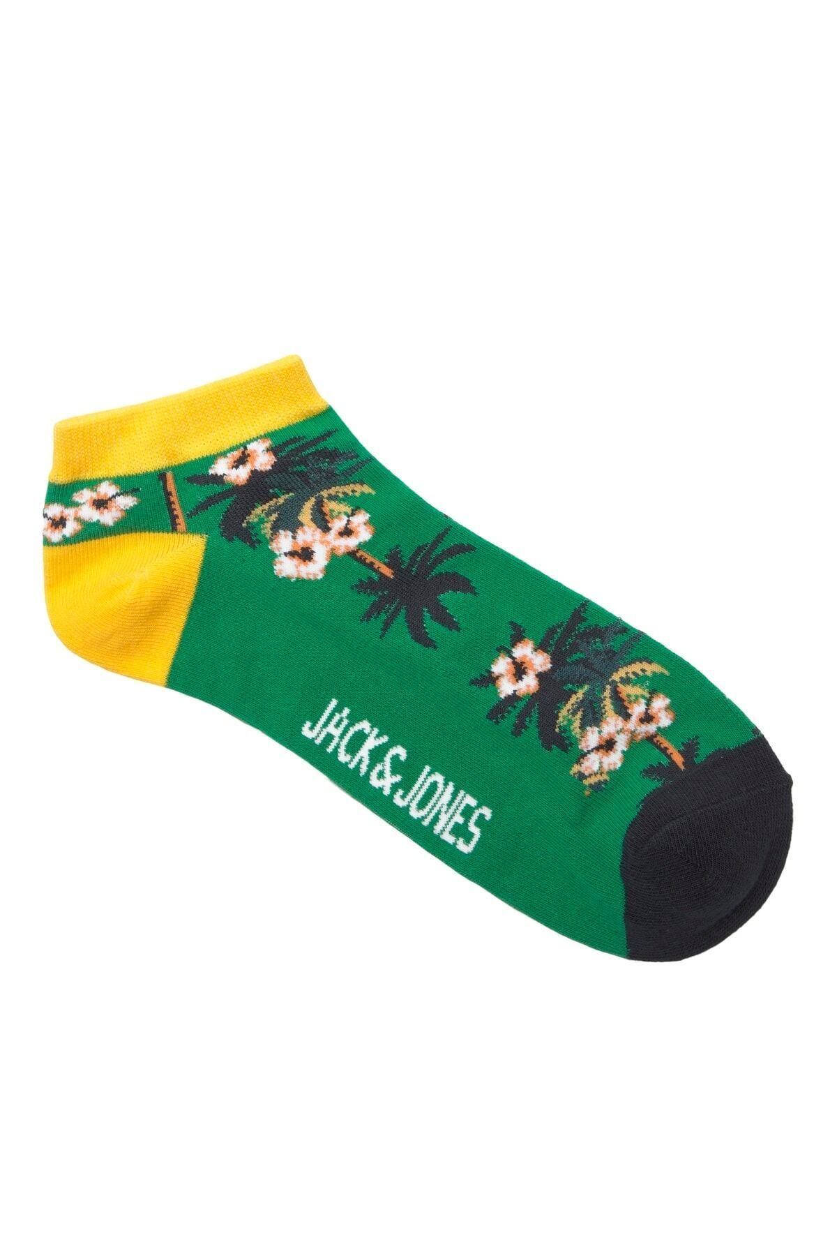 Jack & Jones Jack Jones Venice Short Sock Erkek Yeşil Çorap 12210519-21