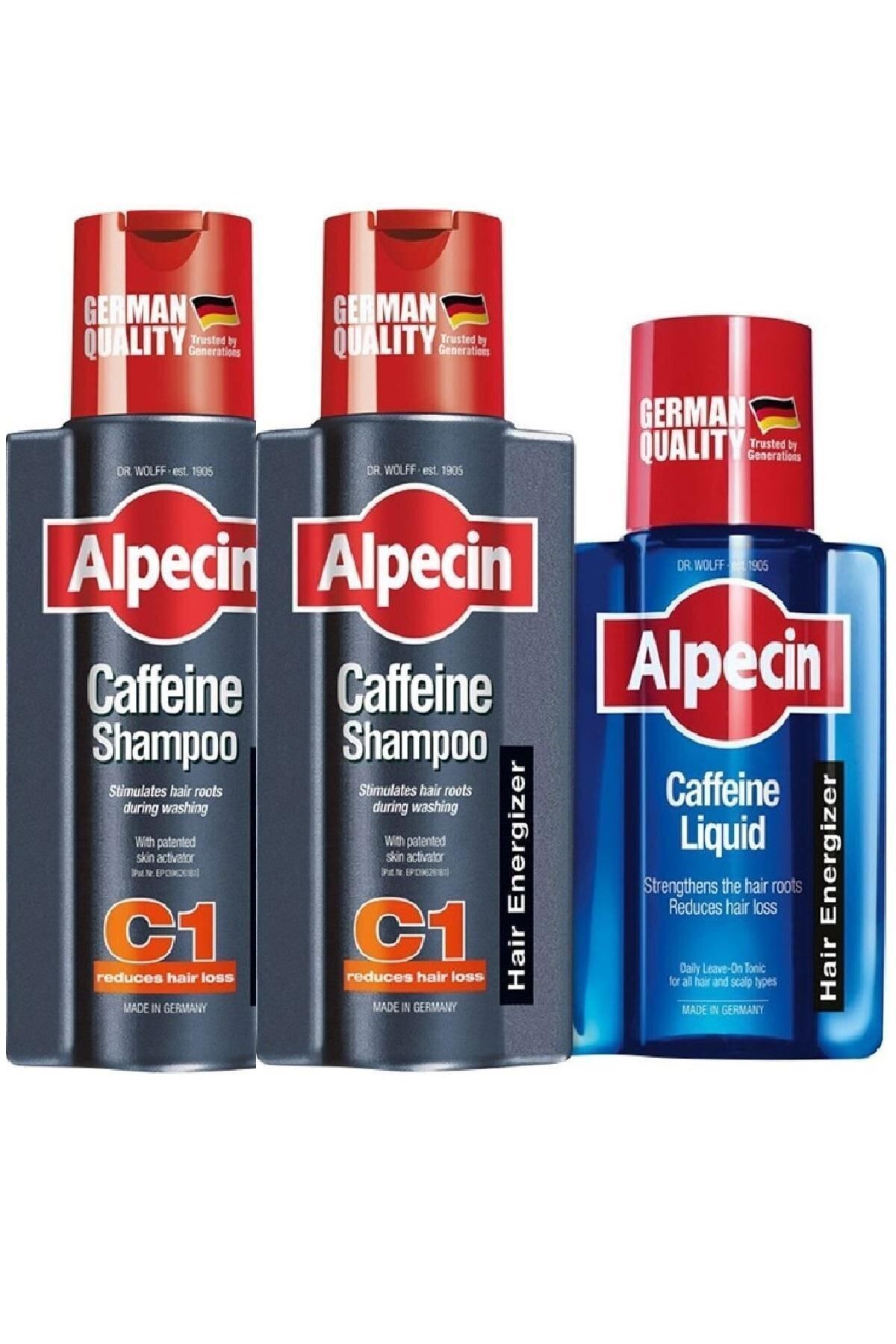 Alpecin Alpecin C1 Kafein Içeren Dökülme Karşıtı Şampuan X2 Adet Kafein Içeren Dökülme Karşıtı Saç Losyonu