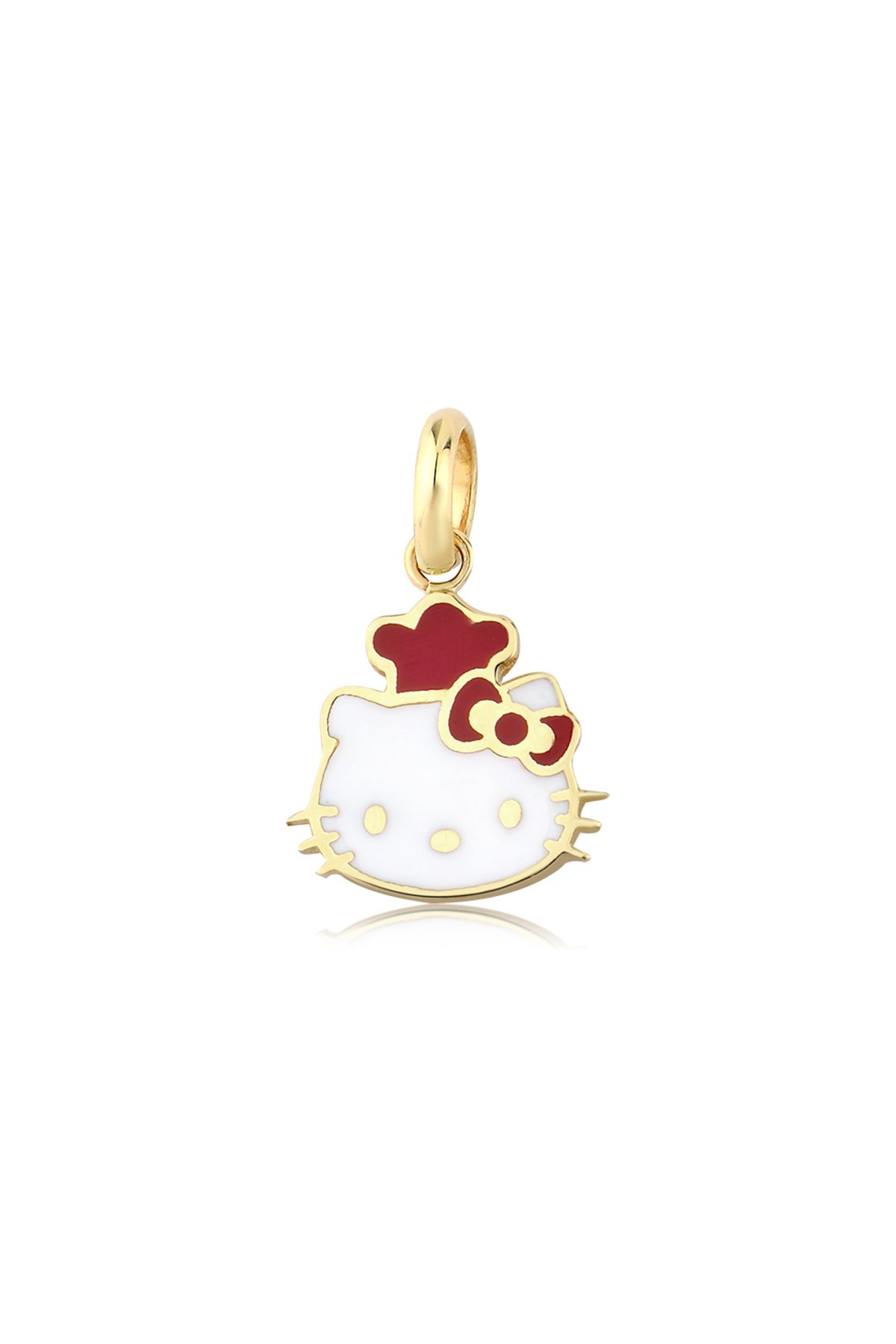 Hello Kitty Altın Kolye Ucu Ku2430