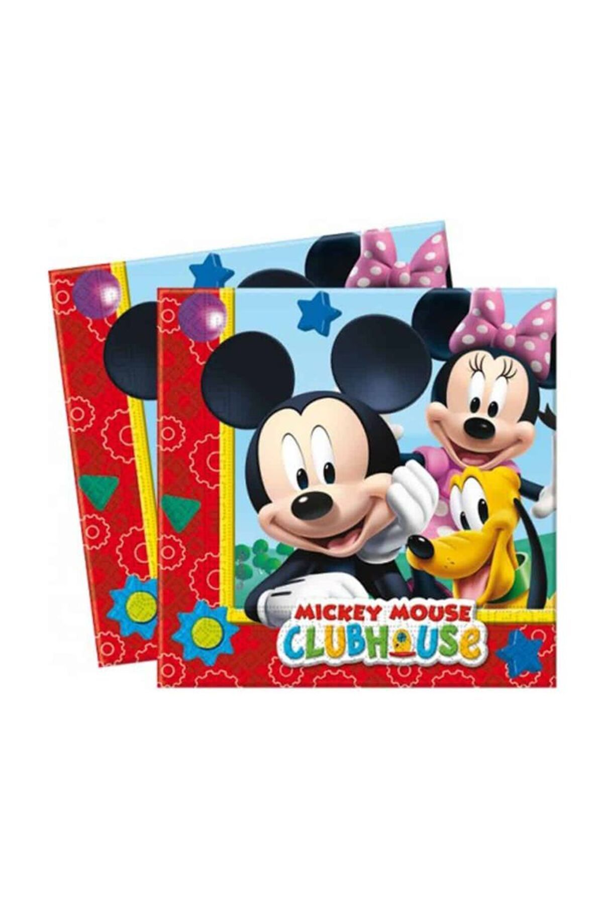 partidolu Mickey Mouse Arkadaşları Clubhouse Kağıt Parti Peçetesi 20 Adet