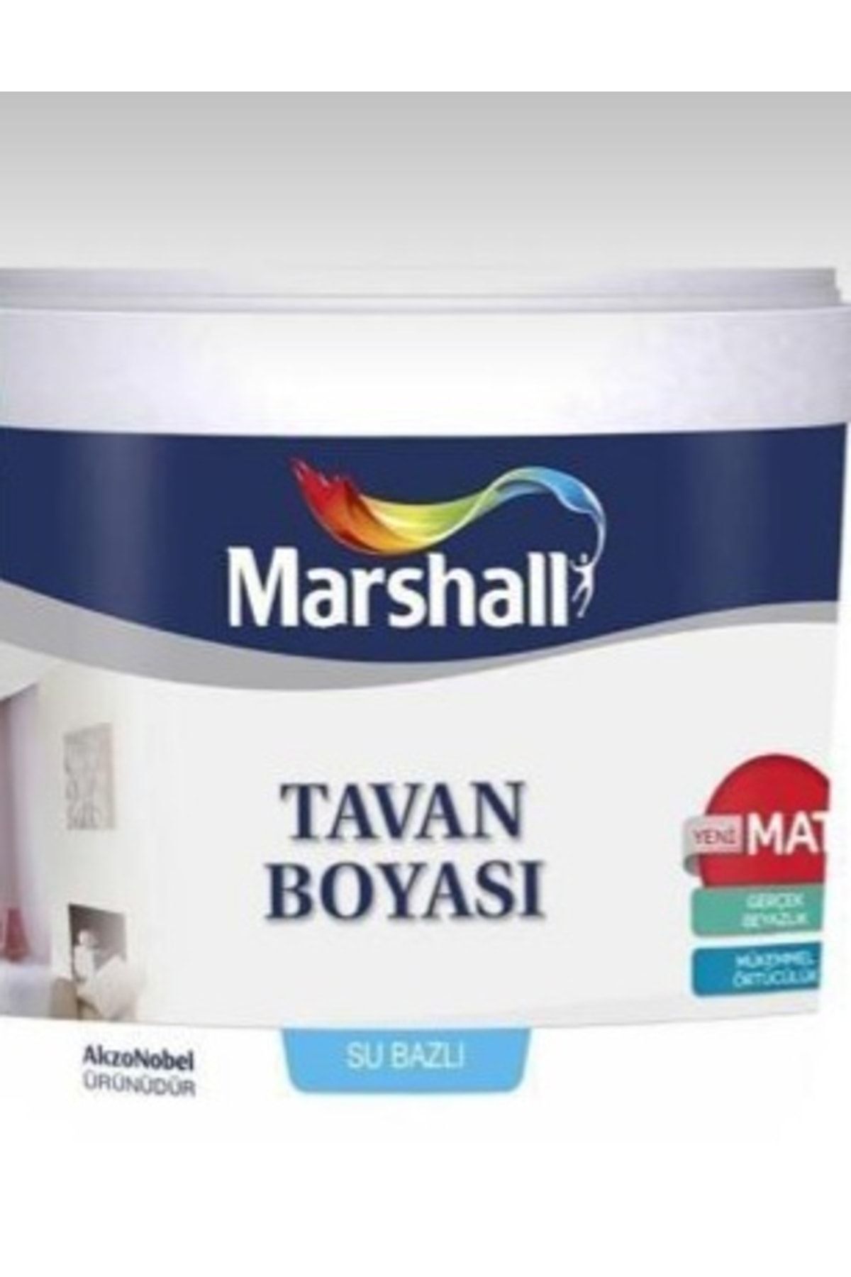 Marshall Beyaz Su Bazlı Tavan Boyası 17,5kg