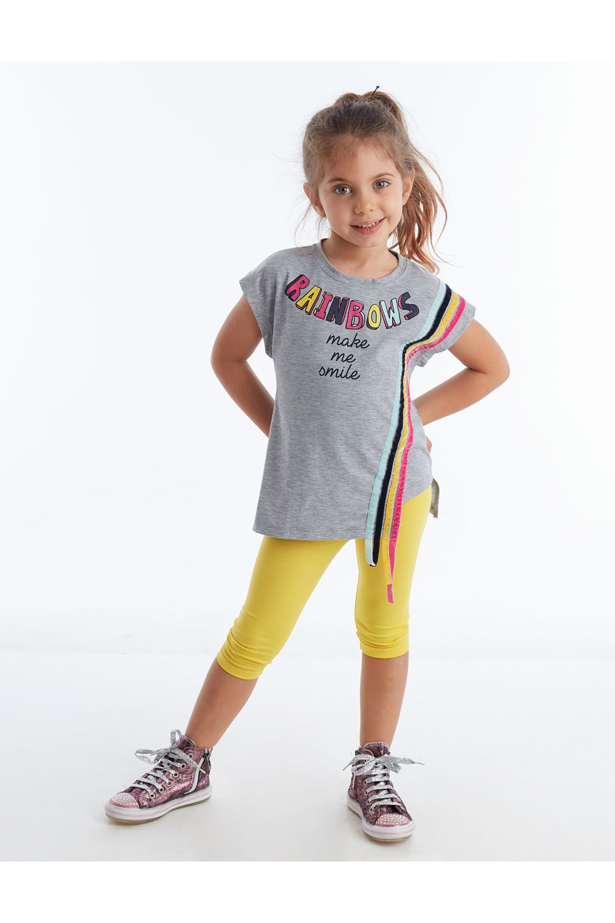 MSHB&G Rainbows Kız Çocuk Tunik Tayt Takım