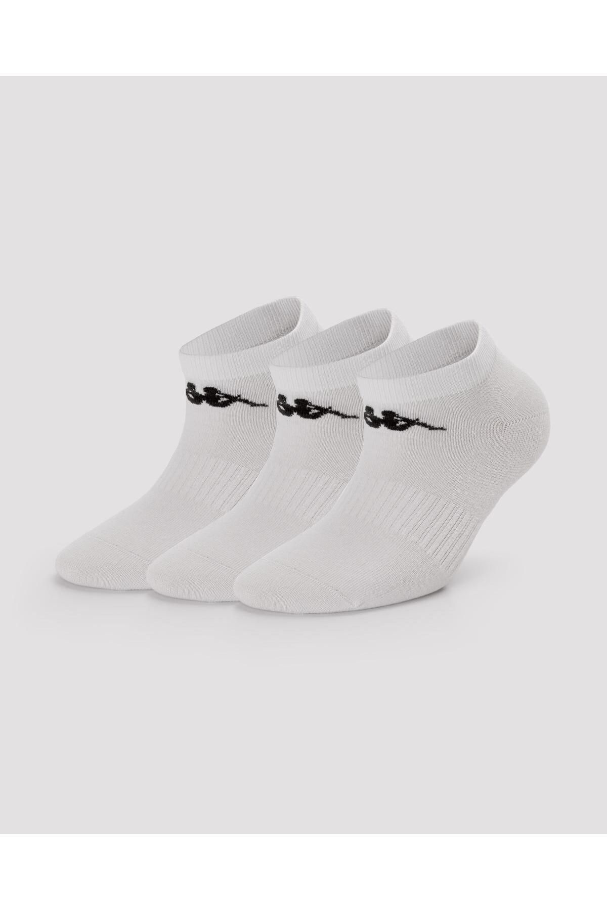 Kappa Authentic Sandy 3pack Unisex Beyaz Regular Fit Çorap
