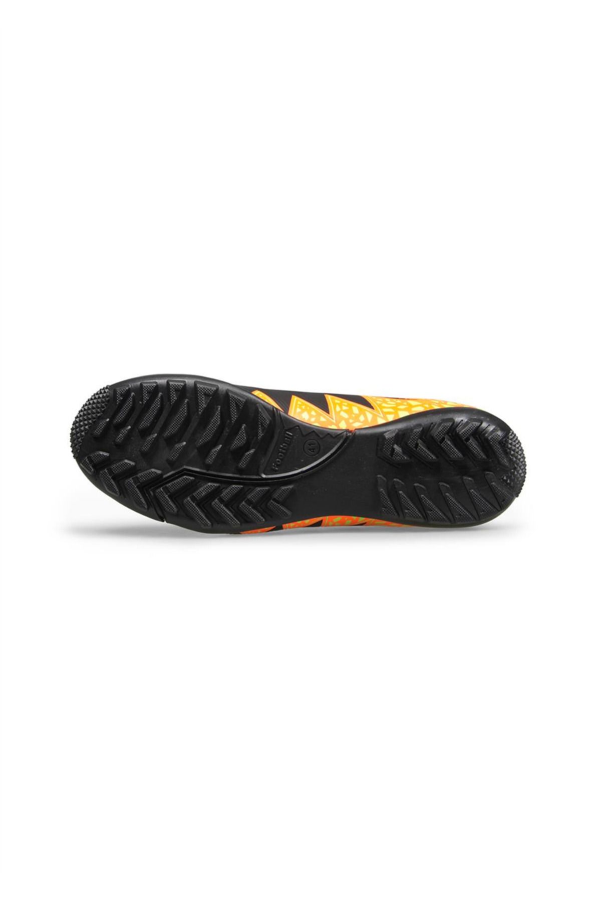 MP 231-1142 gr (36-39) Siyah-turuncu Çoraplı Halı Saha Futbol Ayakkabı