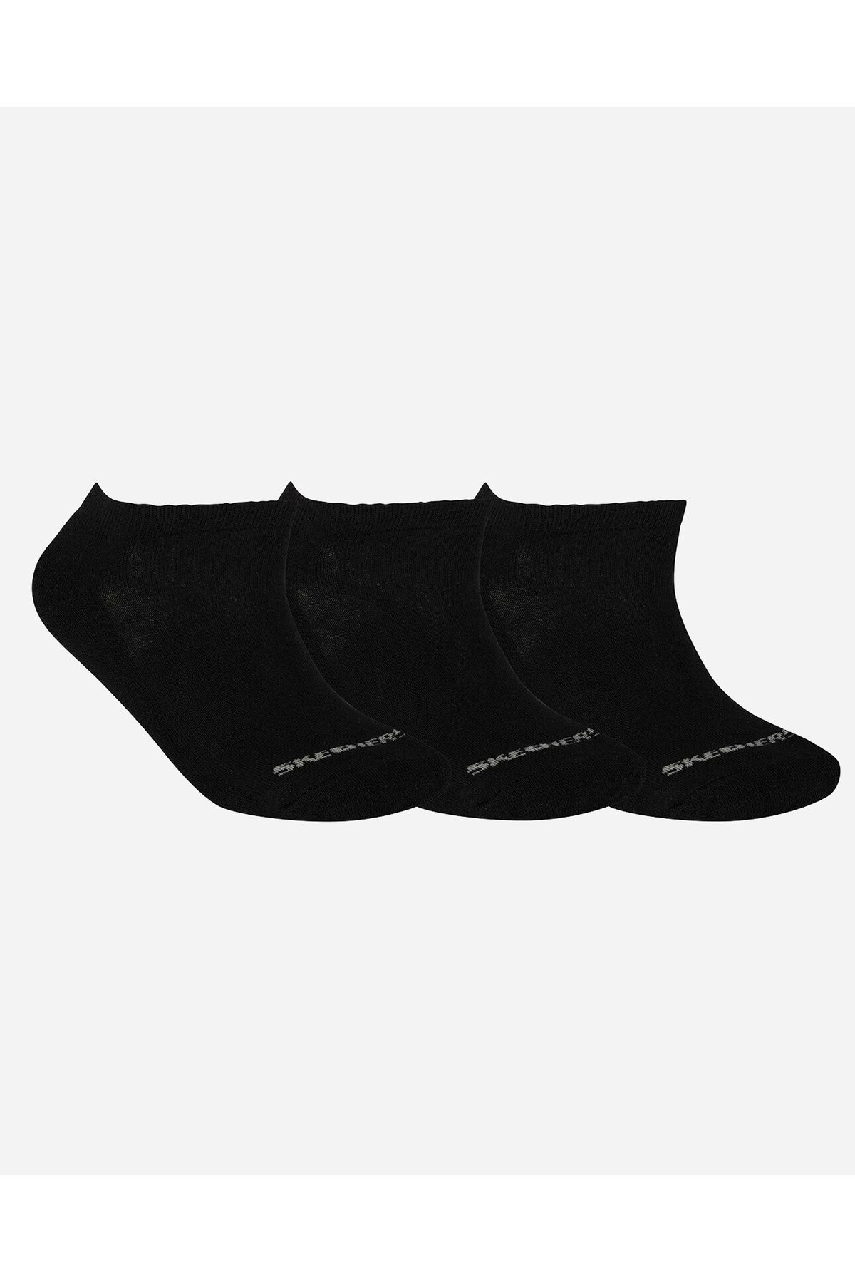 Skechers U Padded Low Cut Sock Unisex Siyah Çorap S192137-001