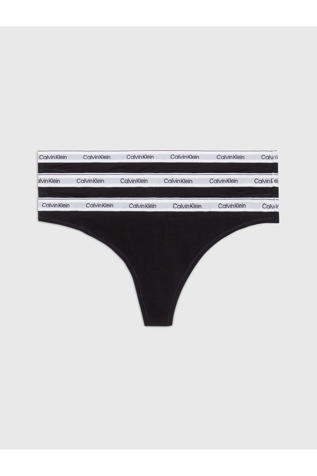 Calvin Klein Kadın Marka Logolu Elastik Bantlı Günlük Kullanıma Uygun Siyah Külot 000qd5209e-ub1