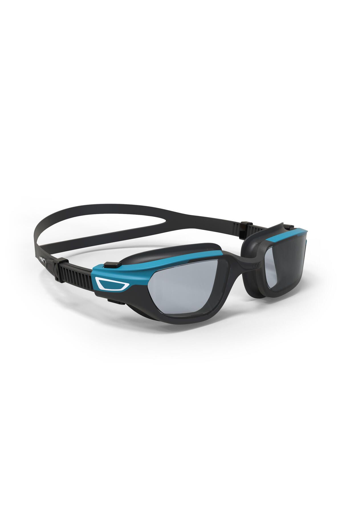 Decathlon Yüzücü Gözlüğü - Siyah / Mavi - Polarize Camlar - L Boy - Spirit