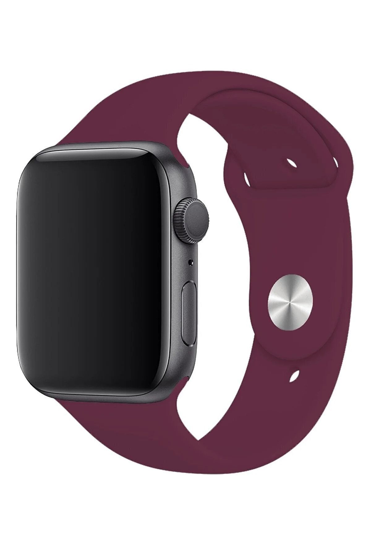 Gomax Apple Watch 2 3 4 5 6 7 Se Uyumlu 38 40 41 mm  Silikon Kordon