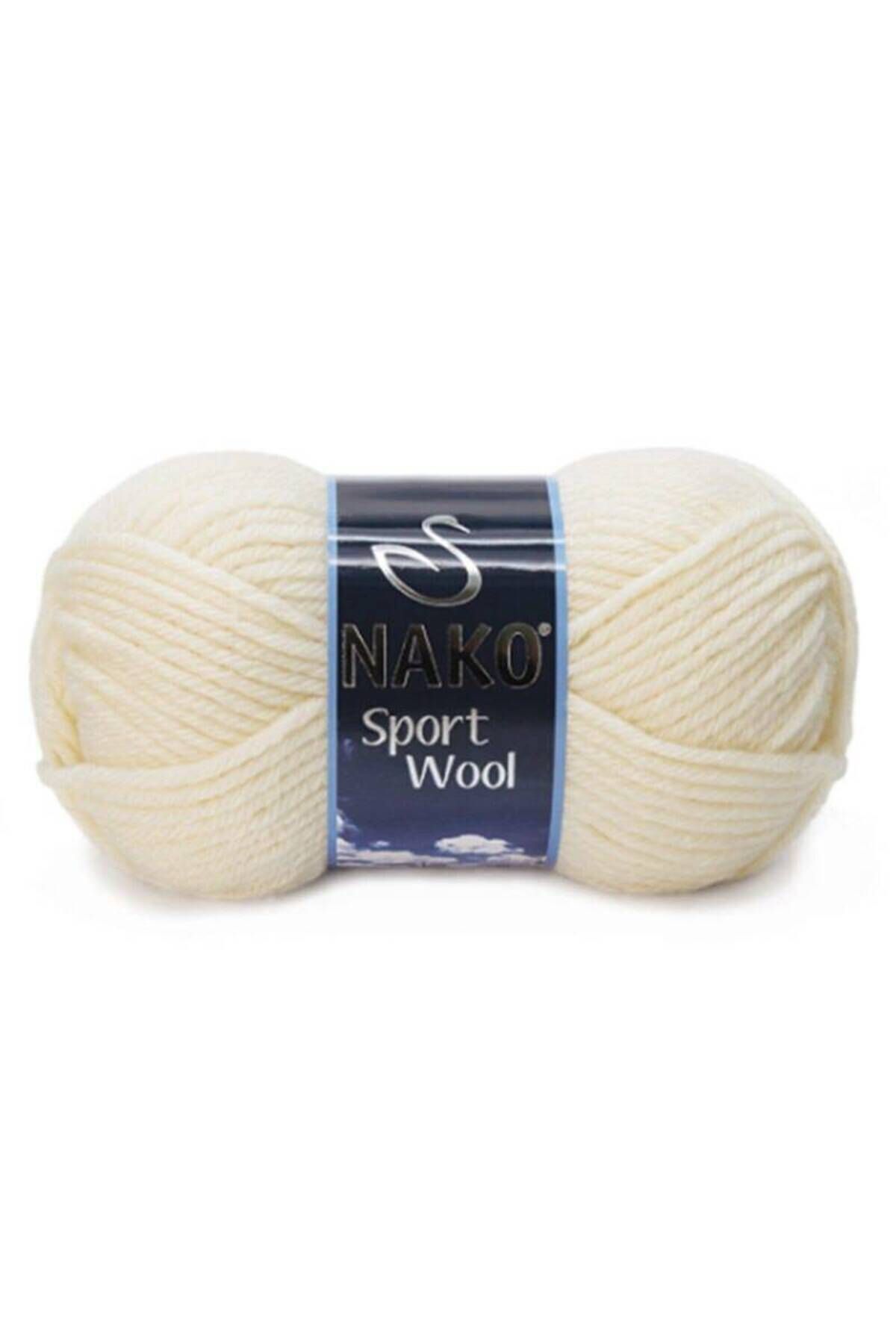 Genel Markalar Sim  Sport Wool El Örgü Ipi  Kaymak Krem 4109 Lucest Yeni