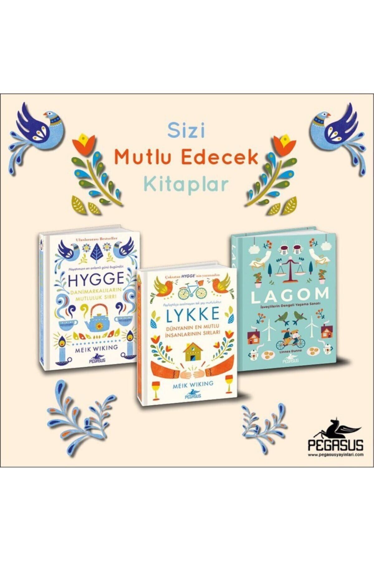 Pegasus Yayınları Hygge + Lykke + Lagom Takım Set (3 Kitap)