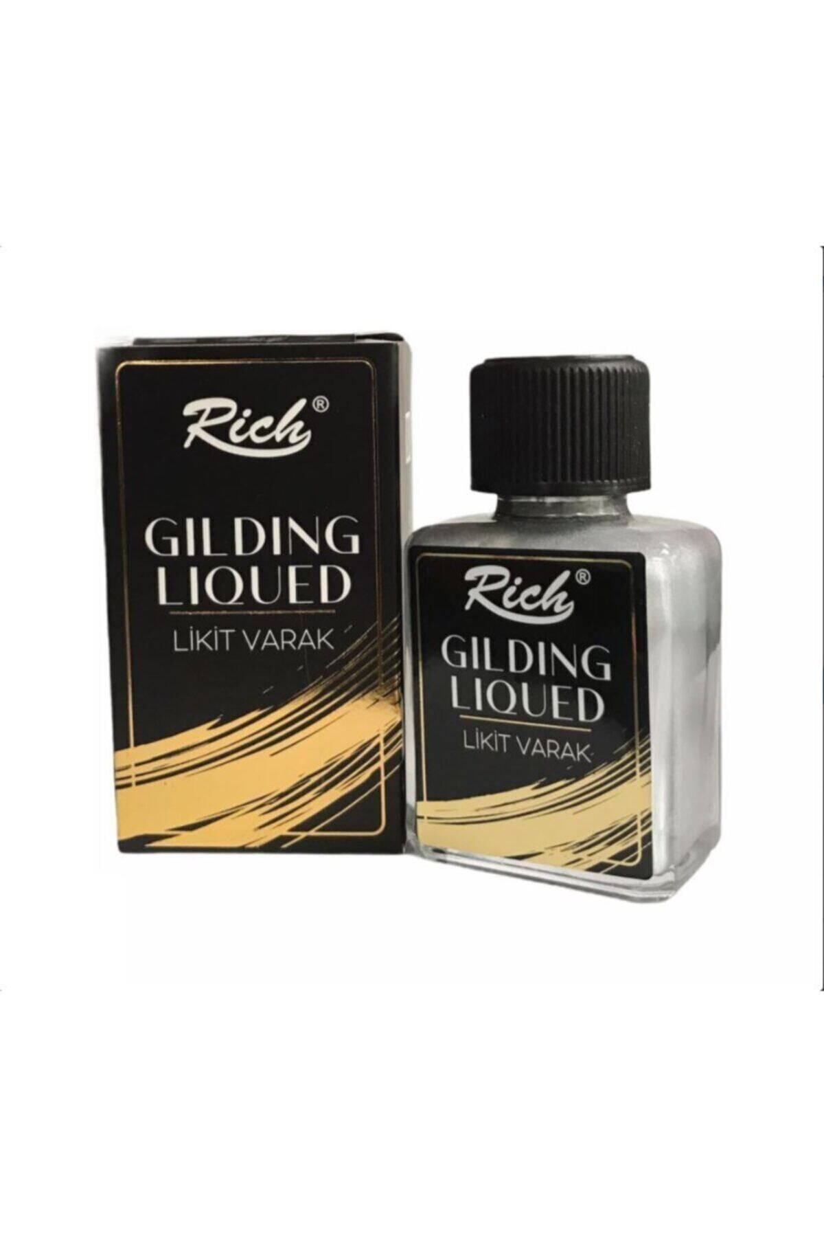 Rich Gümüş Likit Varak ( Gilding Liqued ) 75cc ( Yeni Ürün )