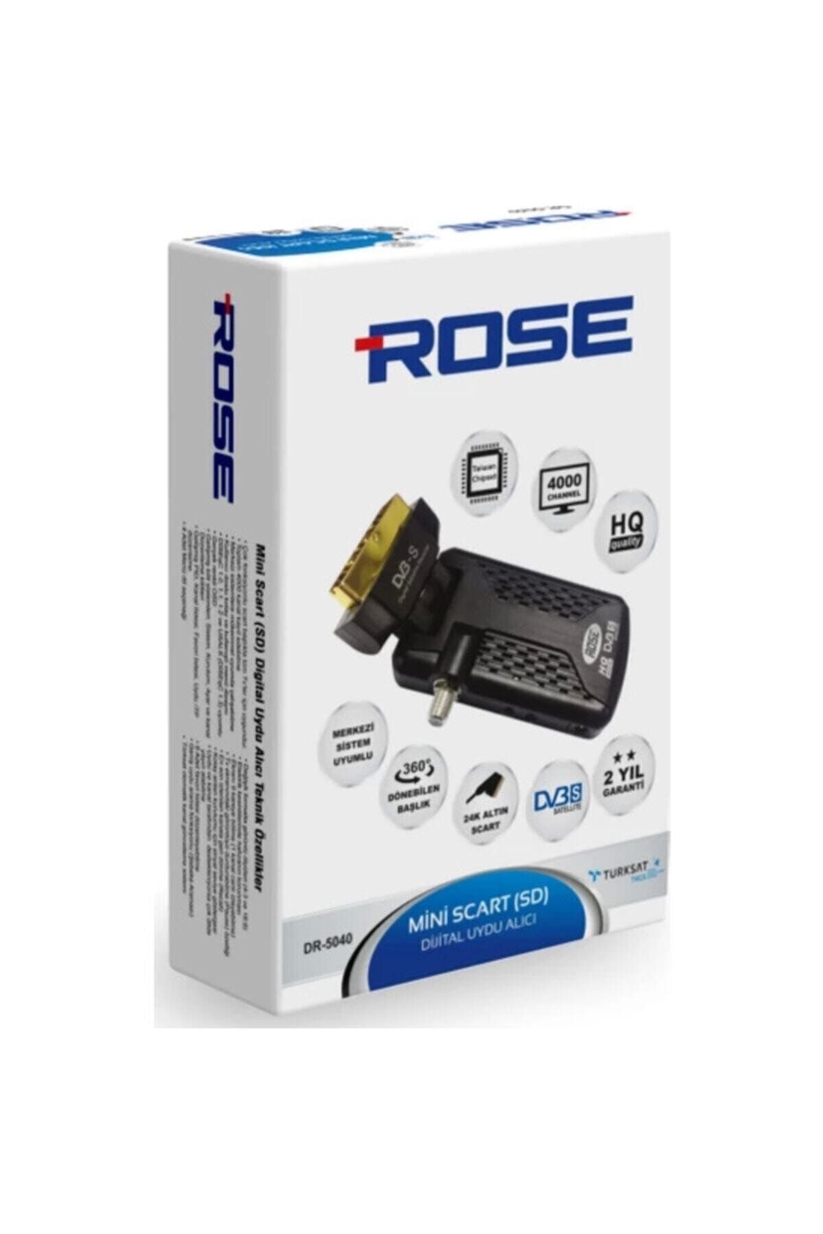 Rose & Rose Rose Rose Mini Scart (sd) Dijital Uydu Alıcısı Rose